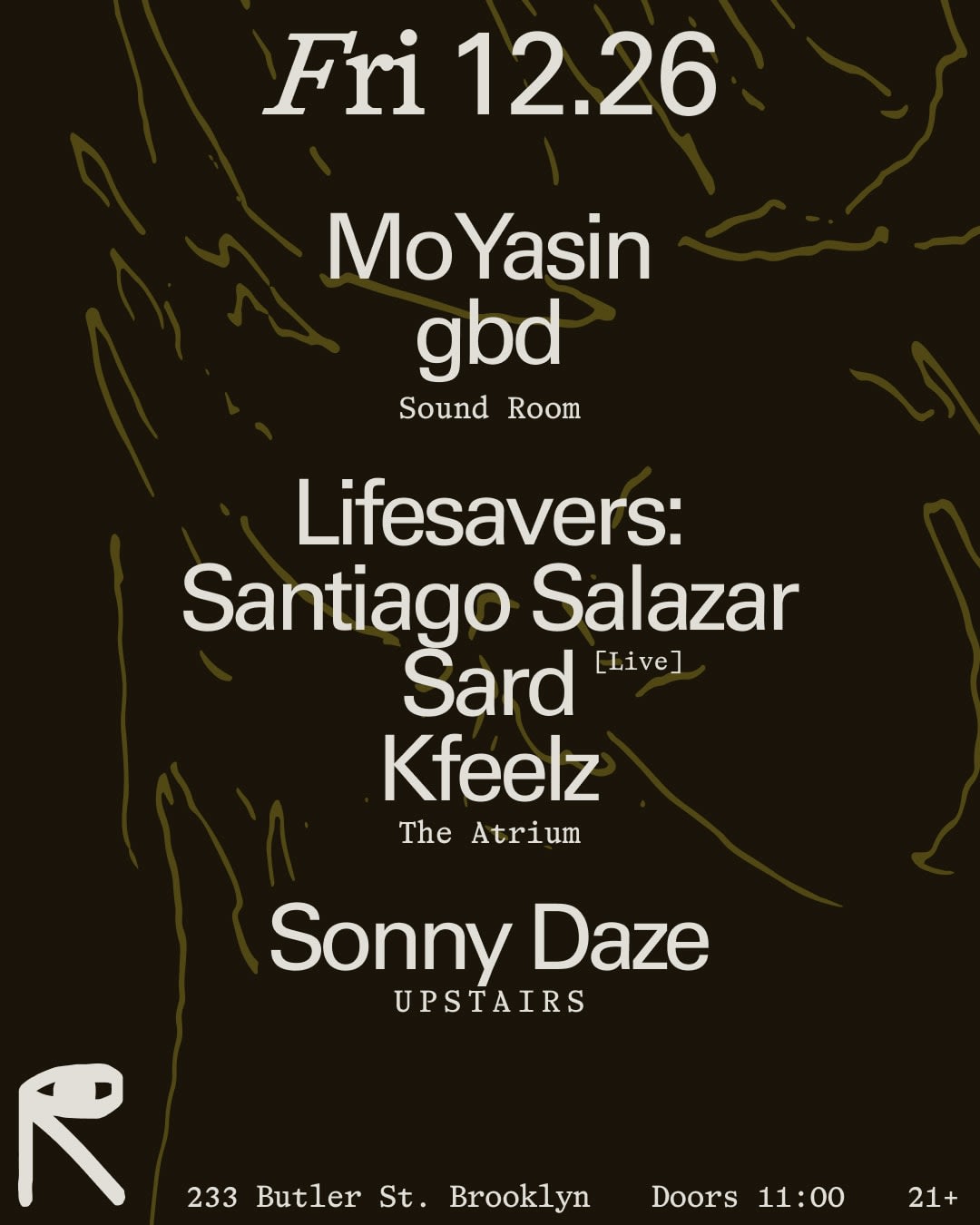 Mo Yasin + Gbd / Lifesavers: Santiago Salazar + Sard [Live] + Kfeelz / Sonny Daze Cover