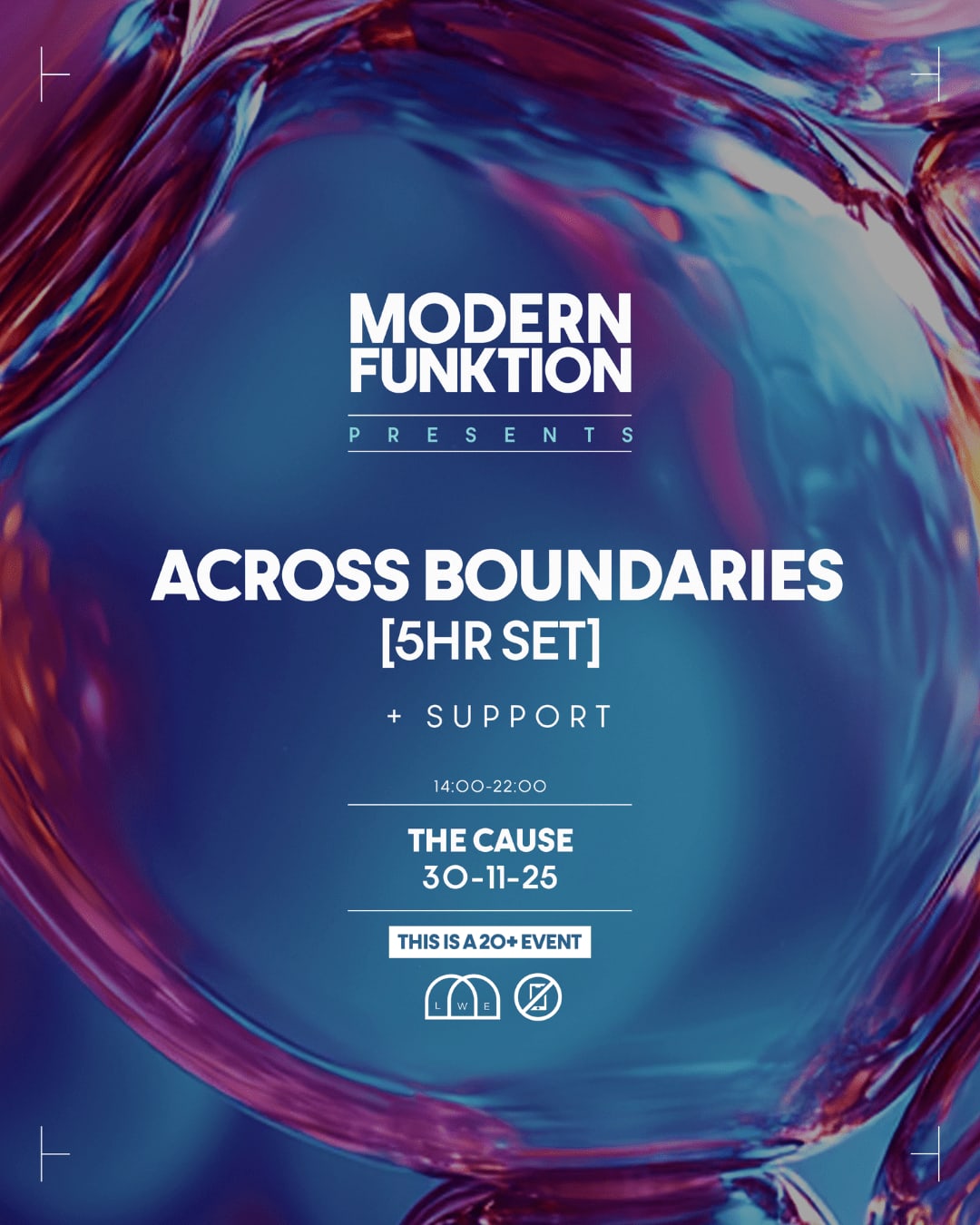 Modern Funktion X Lwe Presents Across Boundaries (London Debut) Cover