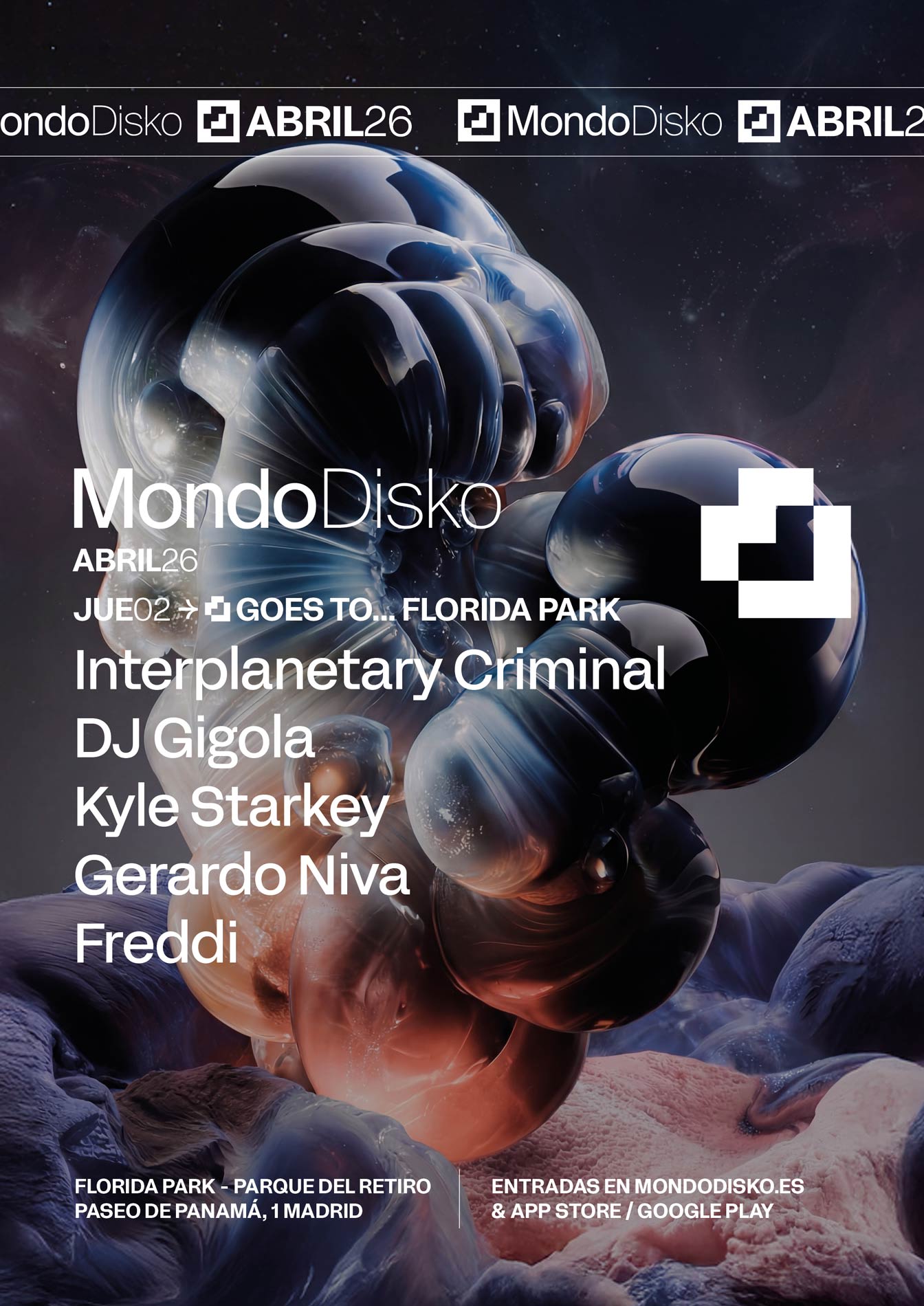 Mondo Goes To Florida: Interplanetary Criminal / Dj Gigola / Kyle Starkey / Gerardo Niva/Freddi Cover