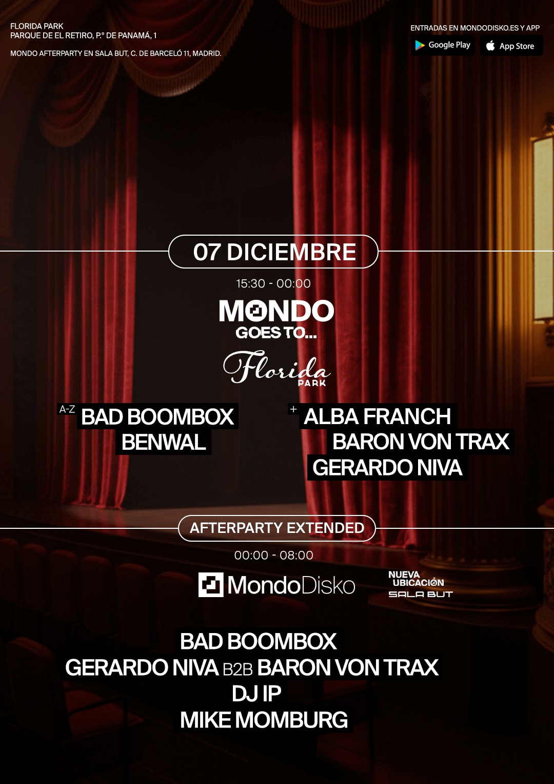 Mondo Goes To Florida Park: Bad Boombox / Benwal / Baron Von Trax / Gerardo Niva Cover