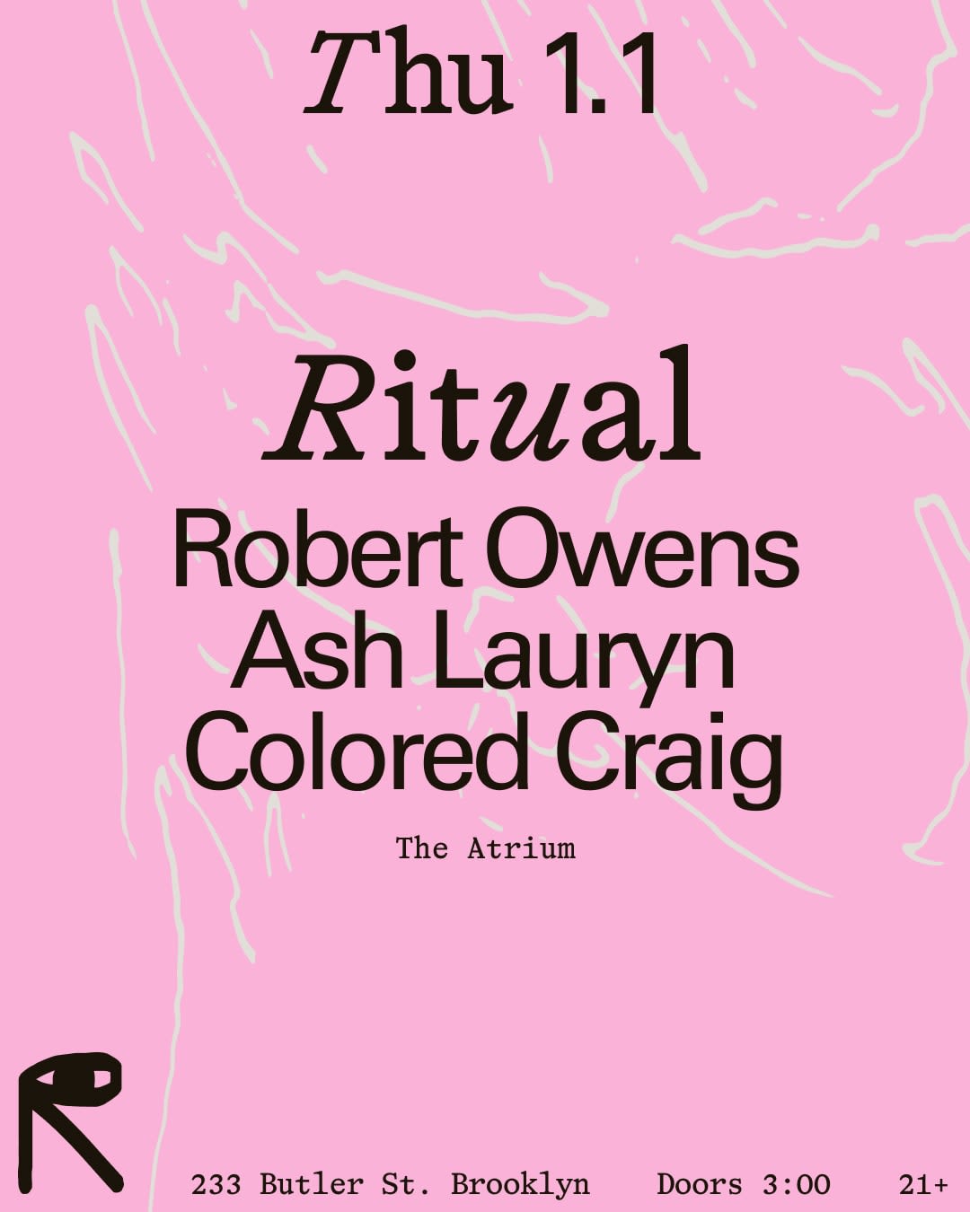 Nyd: Ritual W/ Robert Owens + Ash Lauryn + Colored Craig Cover