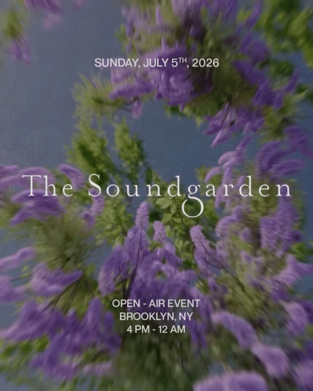 Nick Warren Presents 'soundgarden' - (New Outdoor Venue) Cover