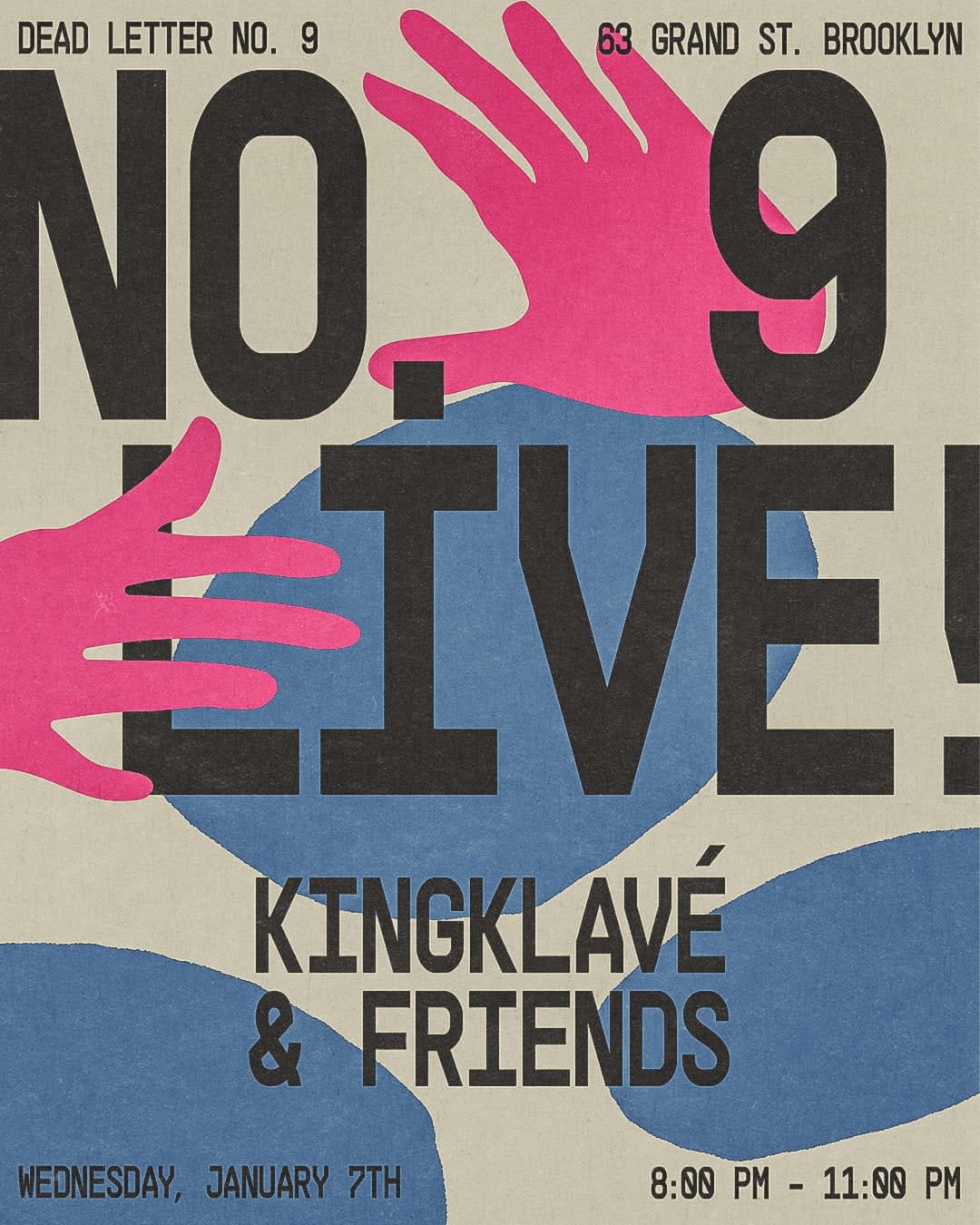 No.9 Live: King Klavé & Friends Cover