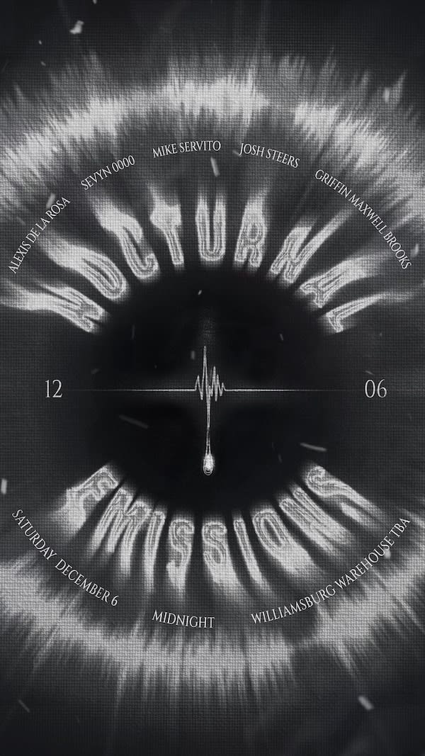 Nocturnal Emissions W Mike Servito, Sevyn 0000, Josh Steers, Alexis De La Rosa, Griffin Maxwell Cover