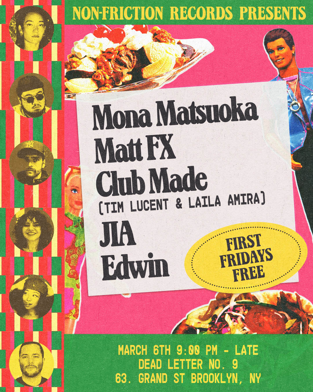 Non-Friction Records Presents: Mona Matsuoka, Matt Fx, Tim Lucent, Laila Amira Cover