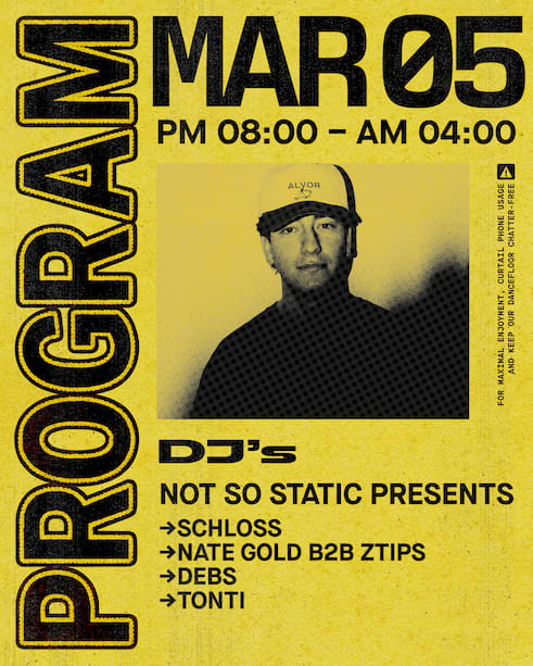 Not So Static Presents: Schloss Cover