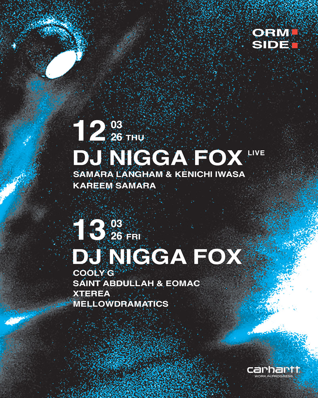 Ormside Presents: Dj Nigga Fox – Two Nights  Cover