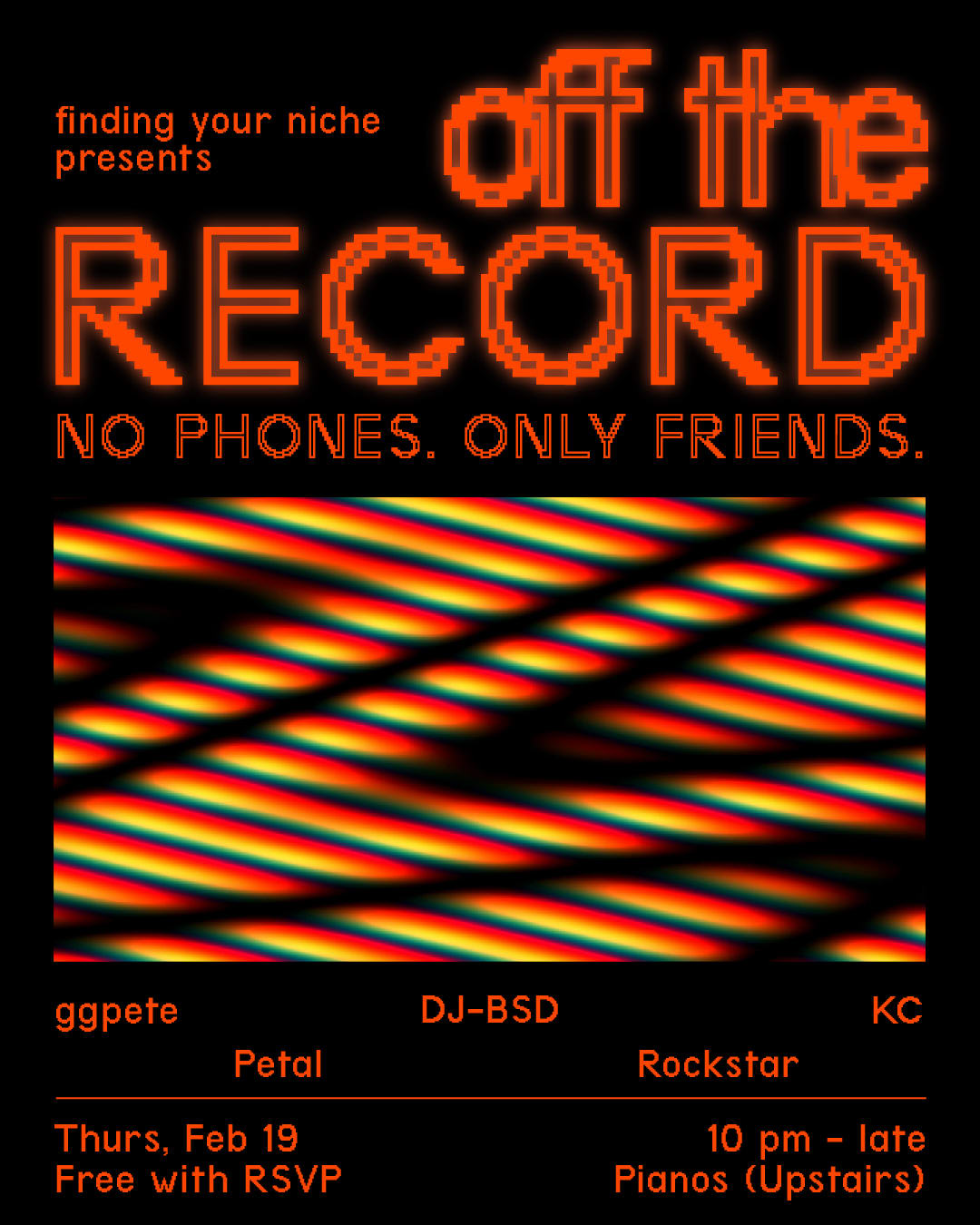 Off The Record—No Phones Party Cover