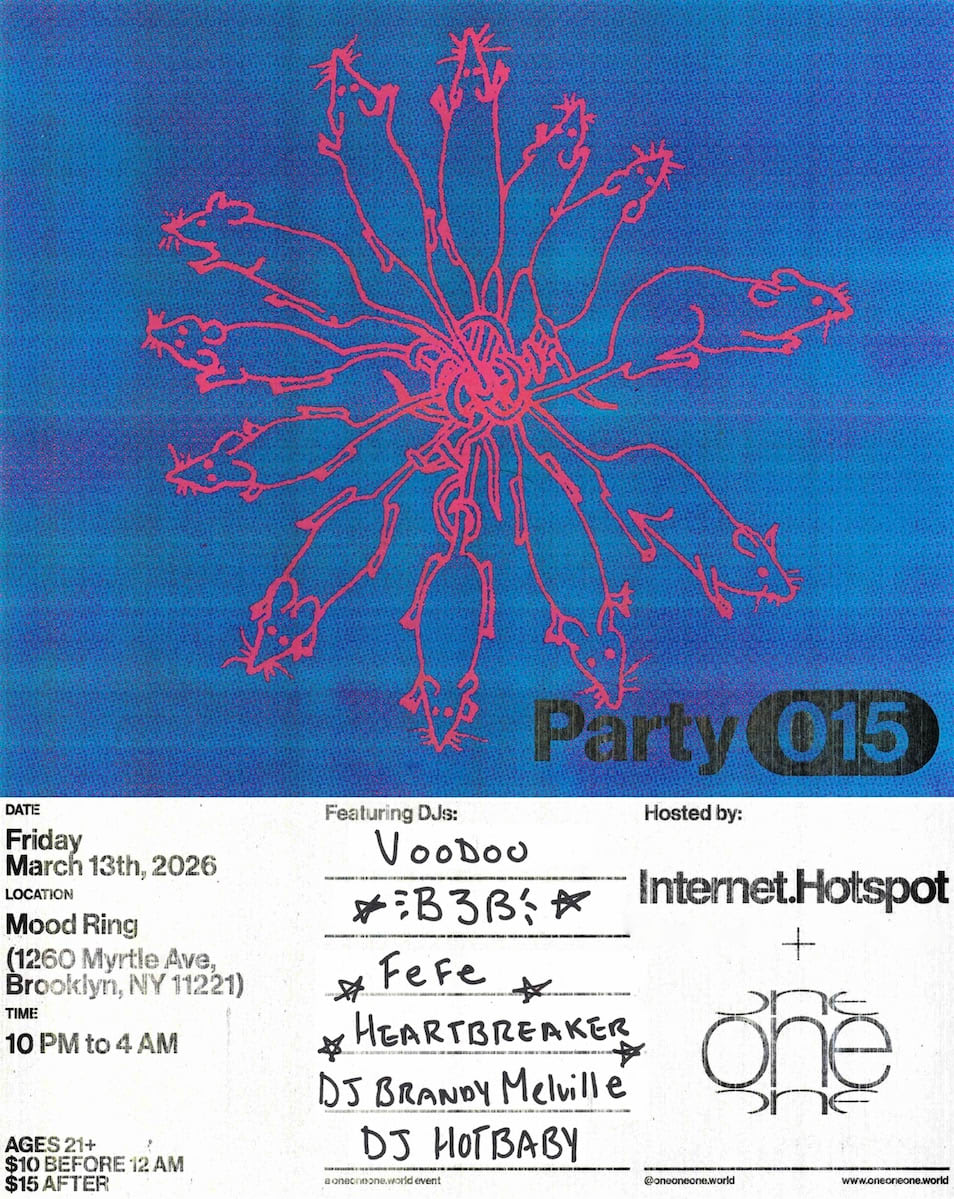 Oneoneone X Internet Hotspot Party 015: Friday The 13th Edition Cover