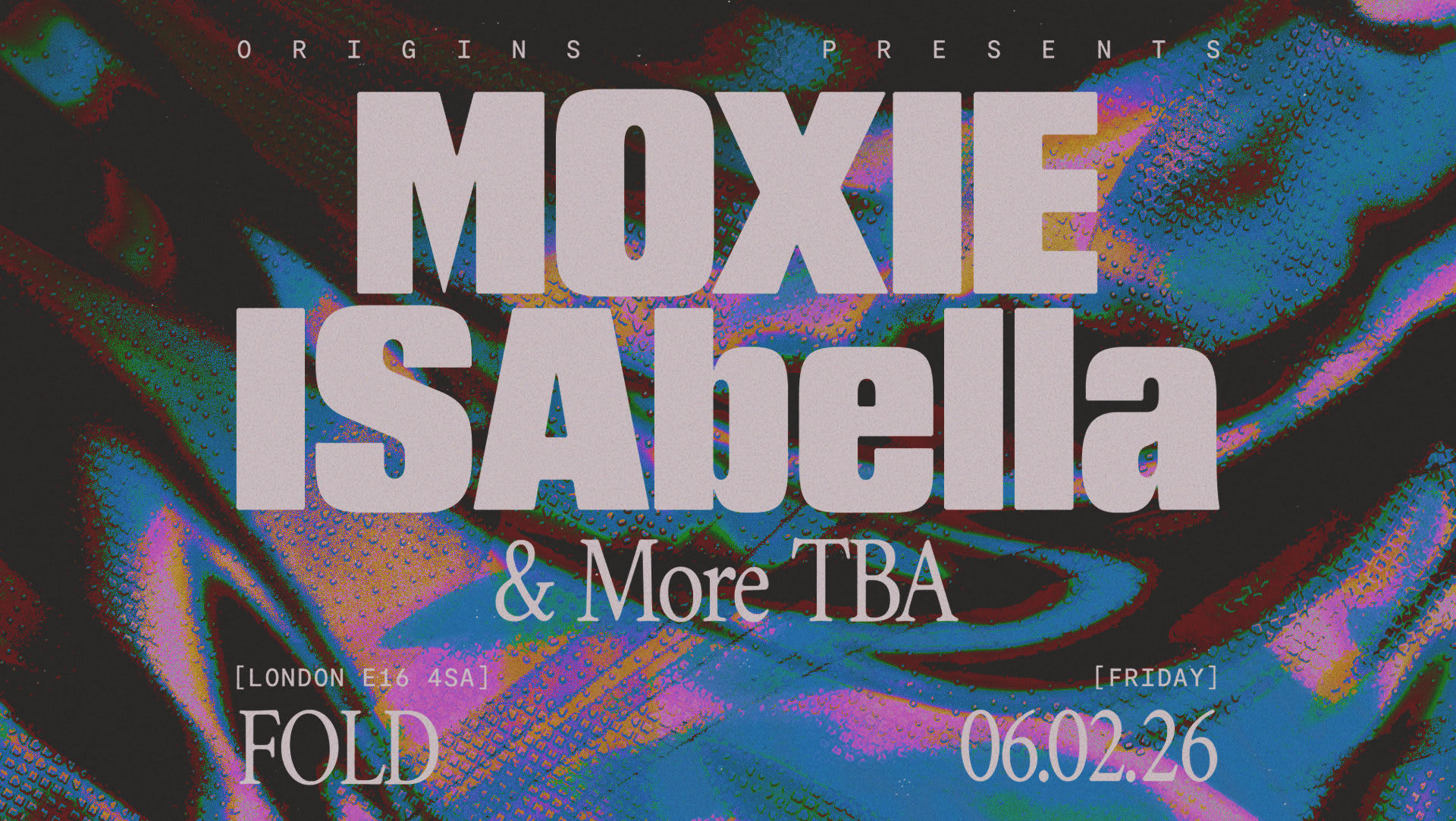 Origins: Moxie, Isabella + More Cover