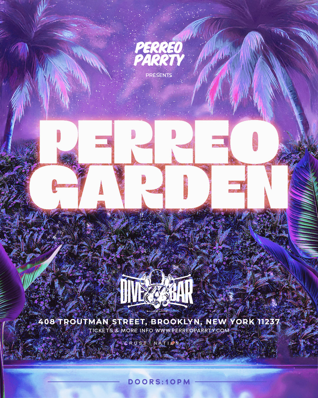 Perreo Garden - Latin & Reggaeton Brooklyn Dance Party Nyc Cover