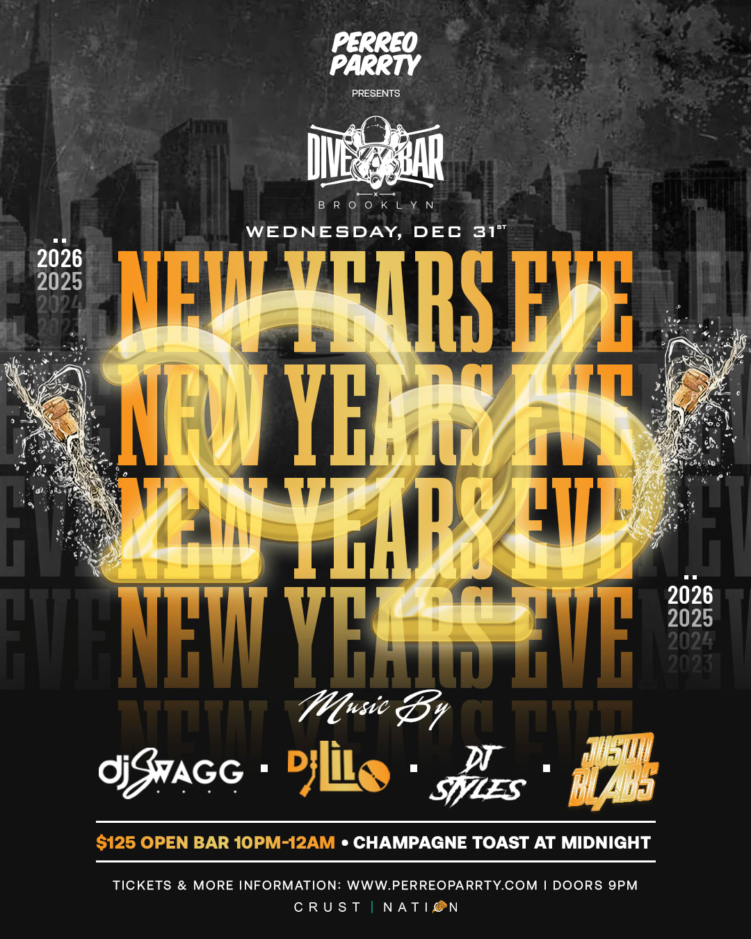 Perreo Parrty: New Years Eve At Dive Bar Brooklyn - Reggaeton & Open Format Cover