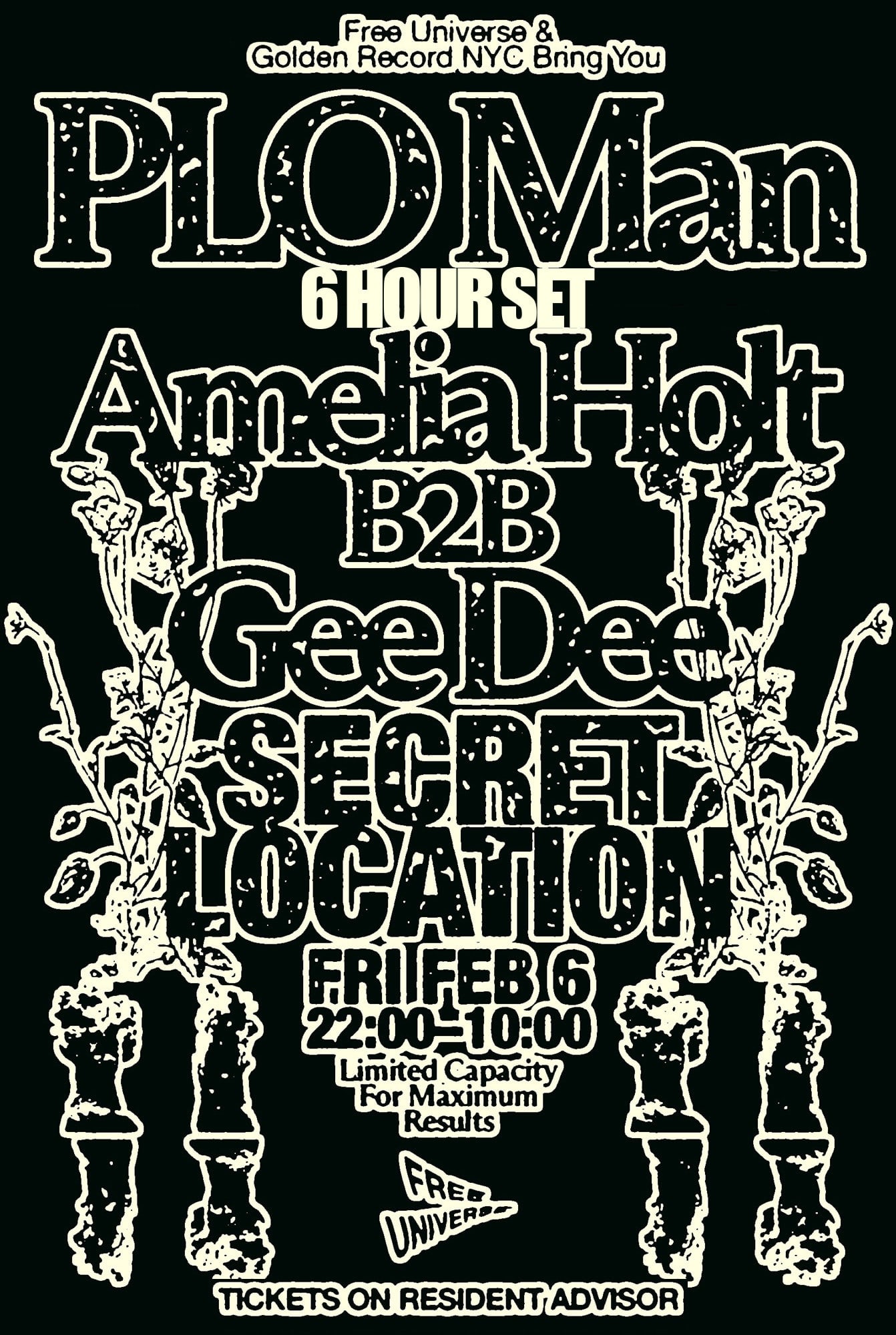 Plo Man, Amelia Holt B2b Gee Dee 12-Hour Party Cover