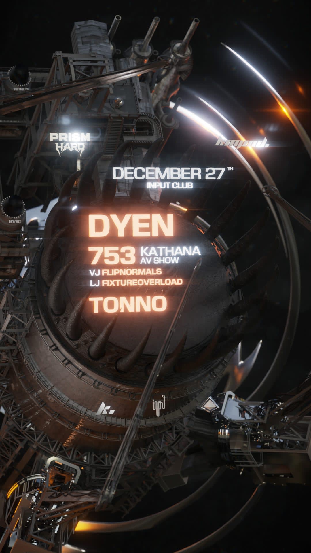 Prism & Kompound Pres Xmas Indoor Rave Cover