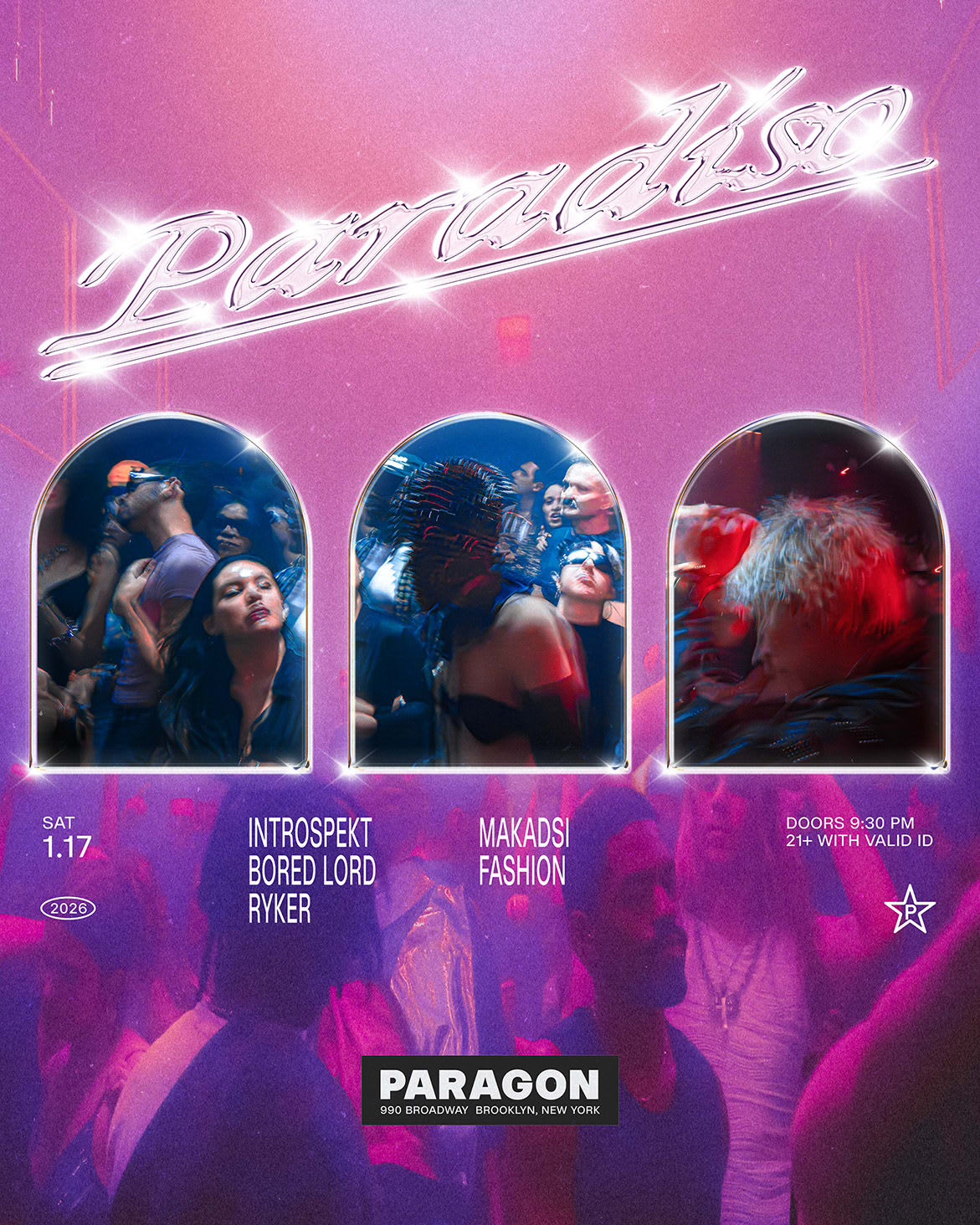 Paradiso: Introspekt, Bored Lord, Ryker + Makadsi, Fashion Cover