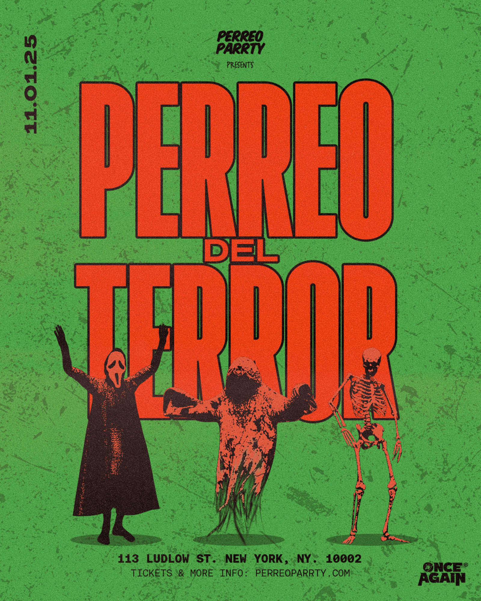 Perreo Del Terror 2 - Halloween Dance Party In Nyc - Reggaeton Les Cover