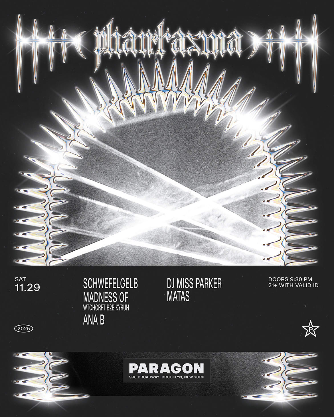 Phantasma: Schwefelgelb, Madness Of, Ana B + Dj Miss Parker, Matas Cover