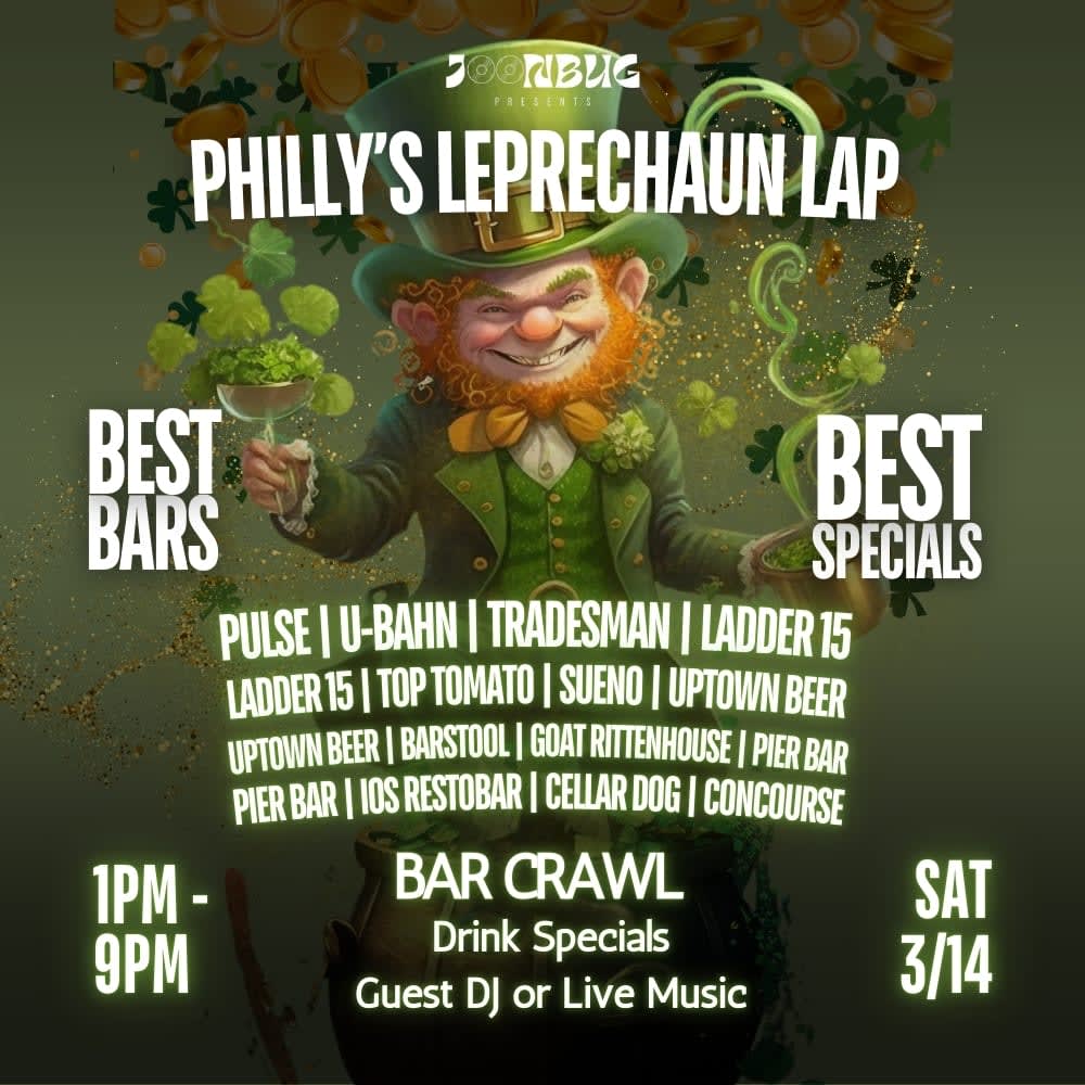 Philly St. Patrick's Bar Crawl 3-14 Cover