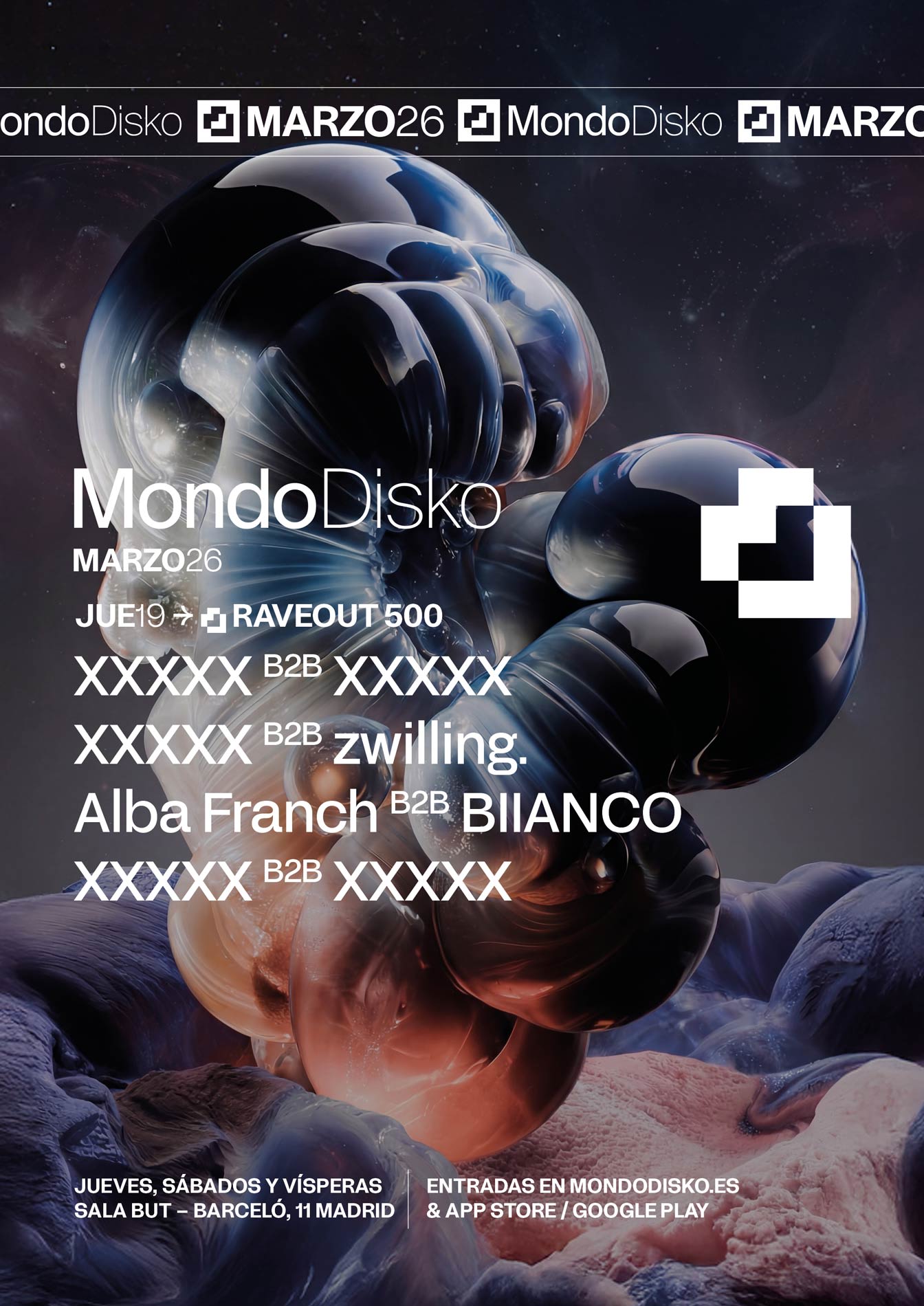 Raveout 500: Xxxxx B2b Xxxxx / Xxxxx B2b Xxxxxx / Alba Franch B2b Biianco / Xxxxx B2b Xxxxx Cover