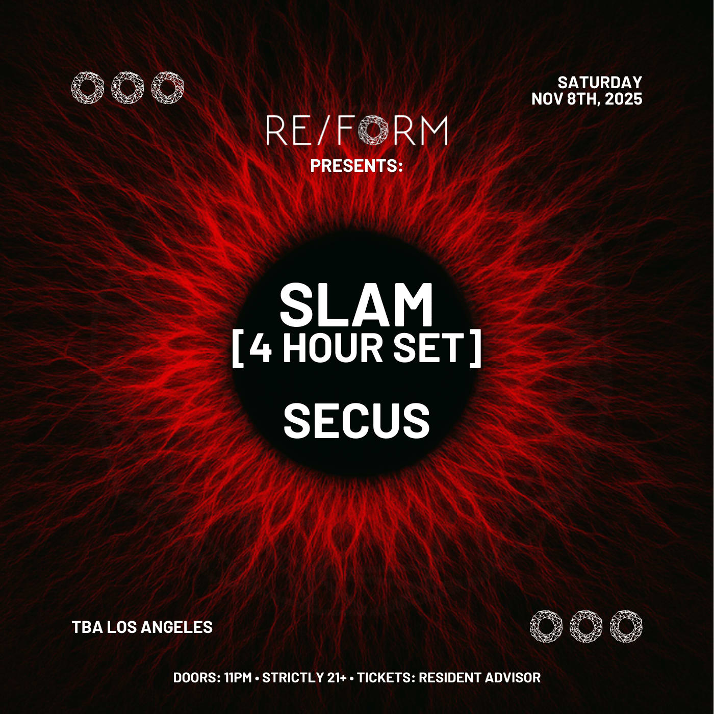 Re/Form Presents: Slam [4 Hour Set] & Secus Cover