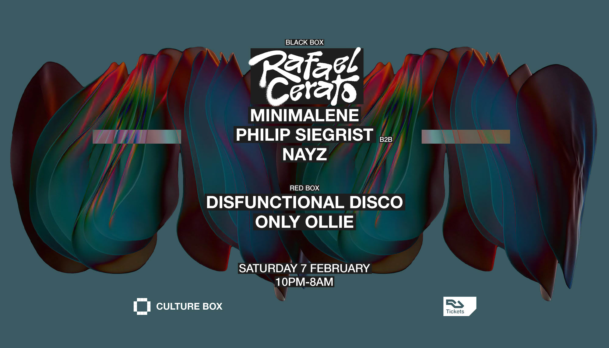 Rafael Cerato / Minimalene / Philip Siegrist B2b Nayz / Disfunctional Disco / Only Ollie Cover