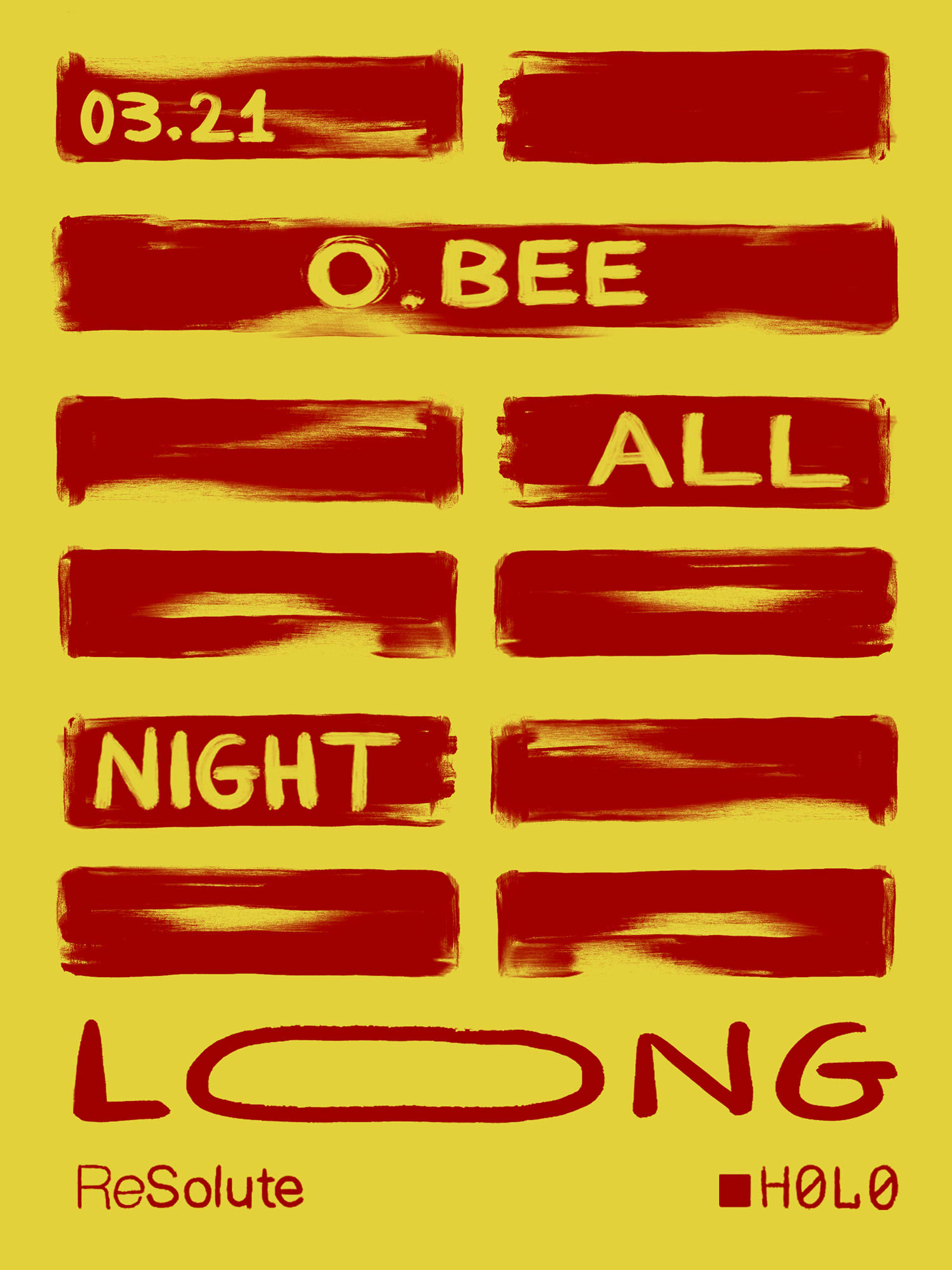 Resolute With O.Bee (All-Night Long) Cover