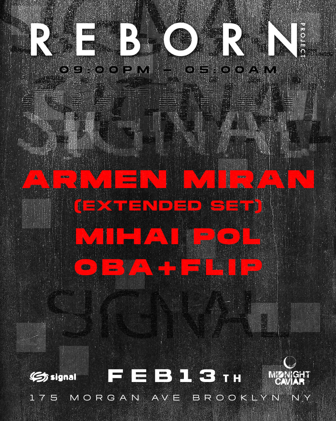 Reborn Project X Midnight Caviar: Armen Miran, Mihai Pol Cover