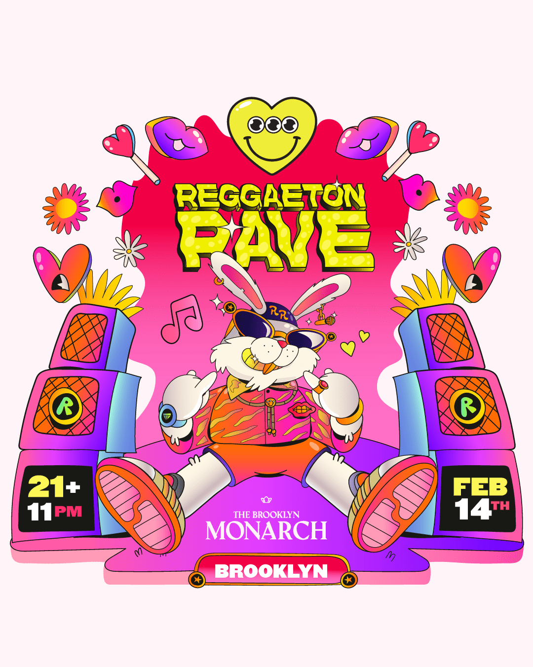 Reggaeton Rave (21+) → Brooklyn, Ny Cover