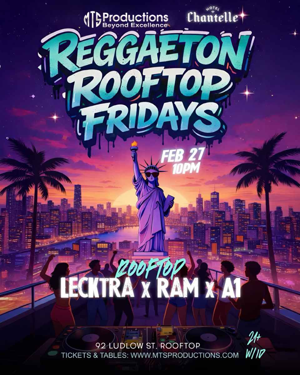 Reggaeton Rooftop Fridays - Friday, Feb 27th Cover