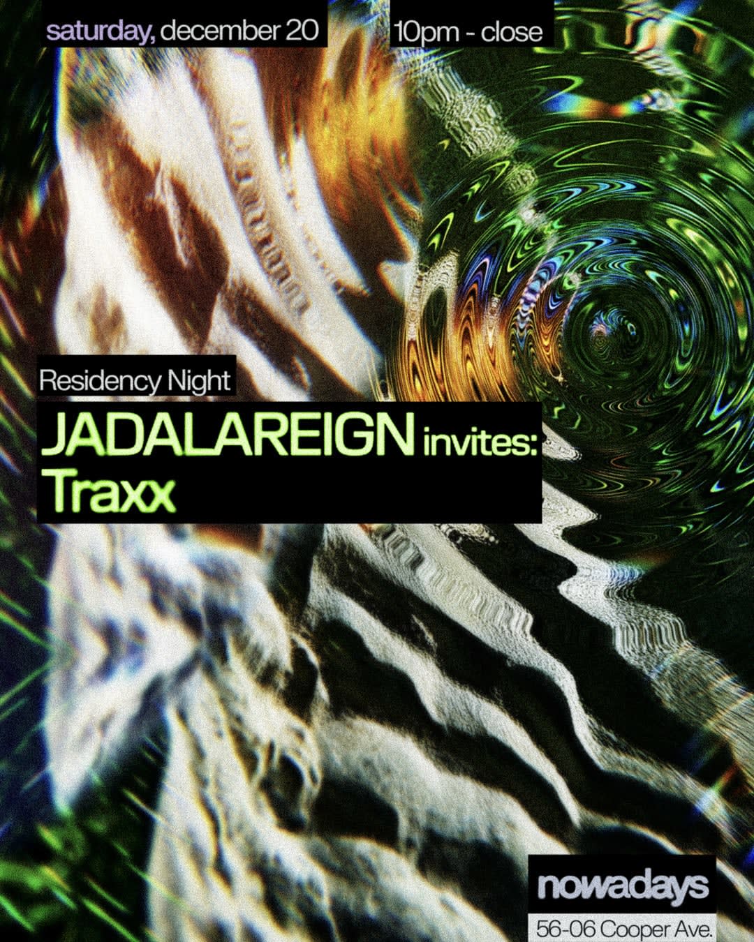 Residency Night: Jadalareign Invites Traxx Cover
