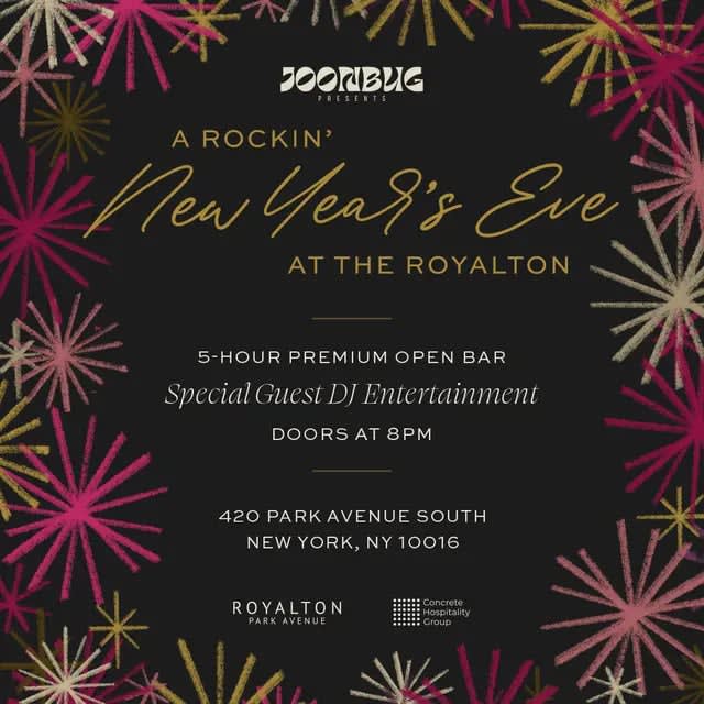 Royalton Hotel Rooftop Nye Party 2026 Cover