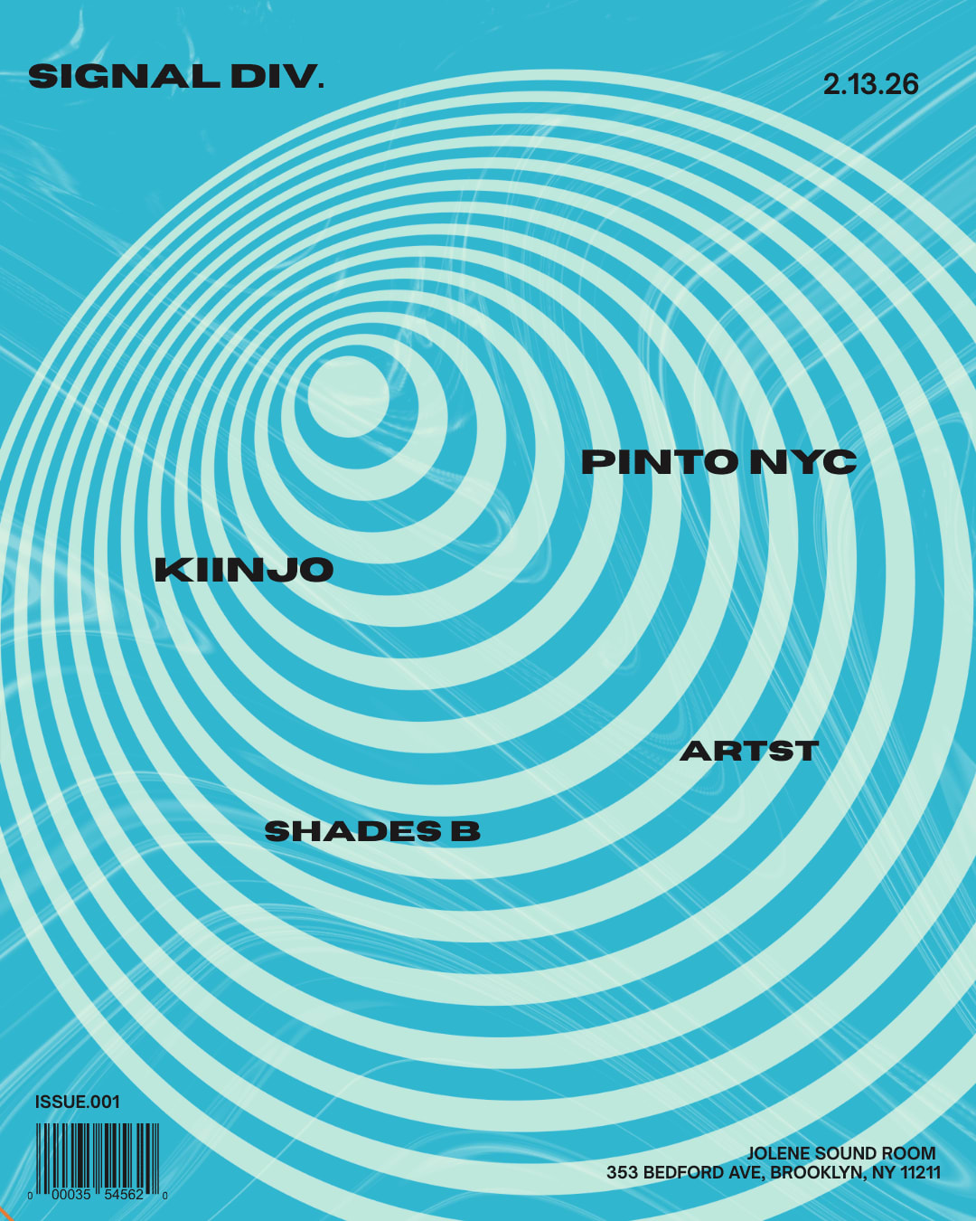 Signal DIV : Pinto Nyc, Kiinjo Cover