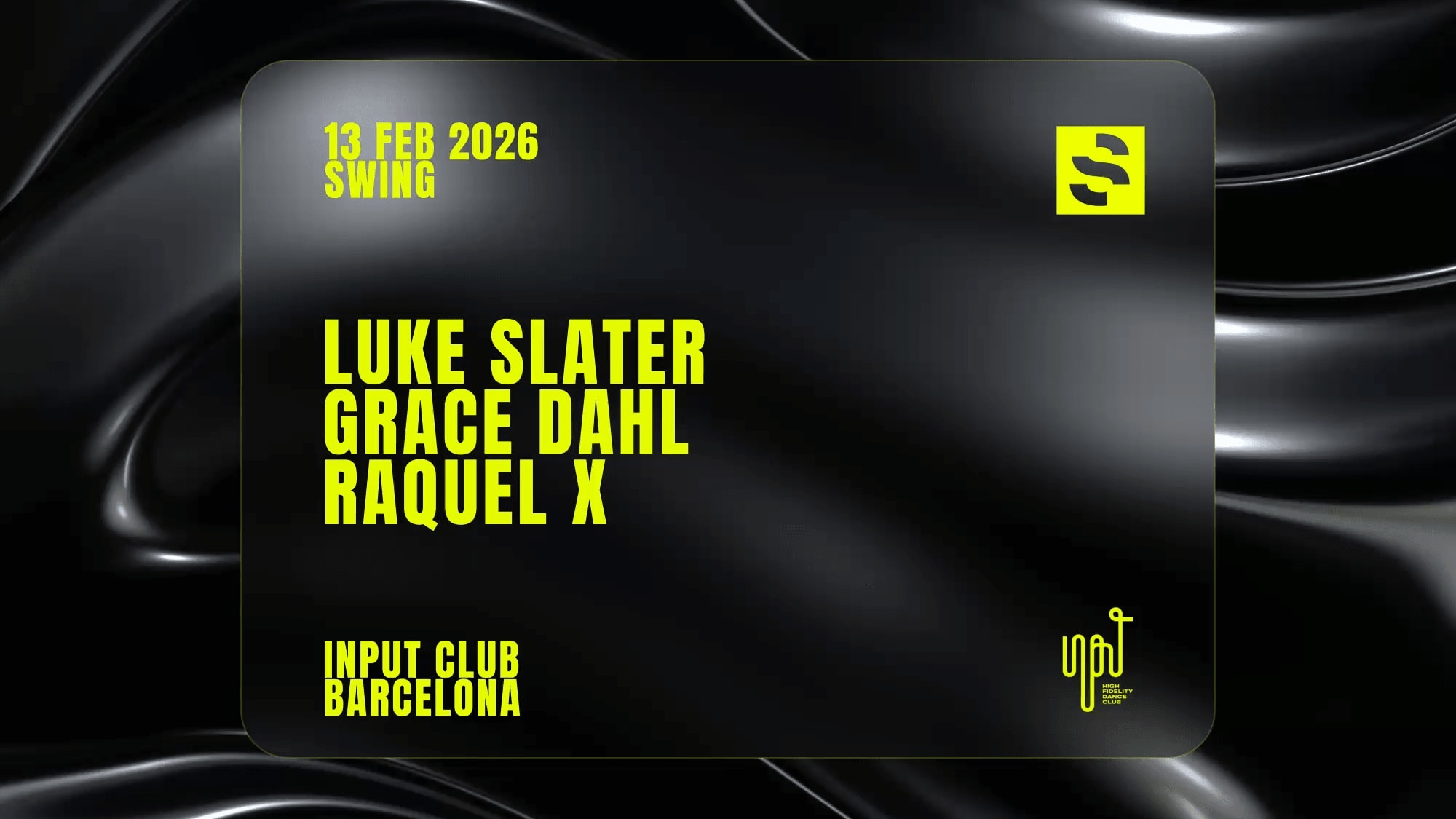 Swing Pres Luke Slater & Grace Dahl Cover