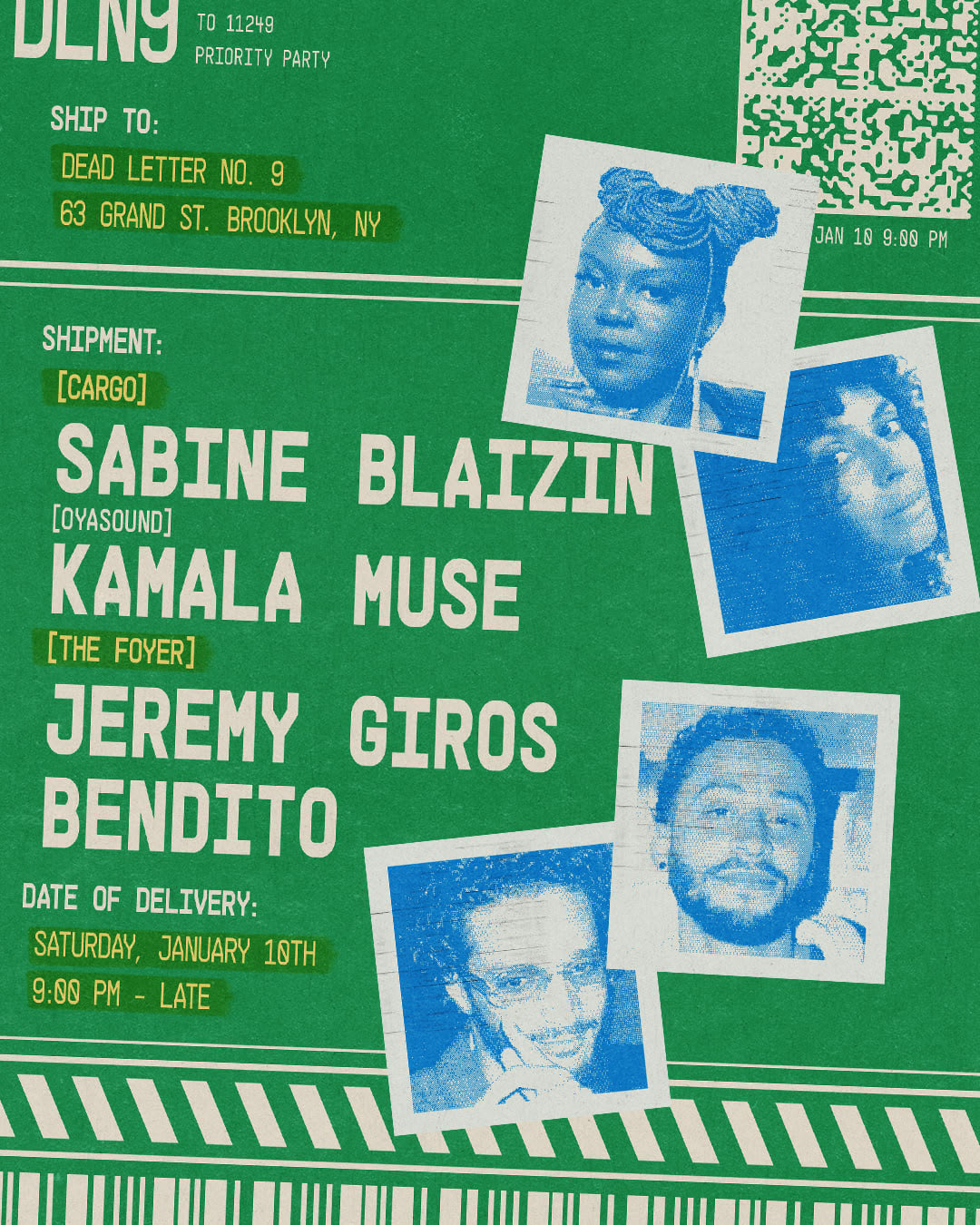 Sabine Blaizin, Kamala Muse, Jeremy Giros, Bendito Cover