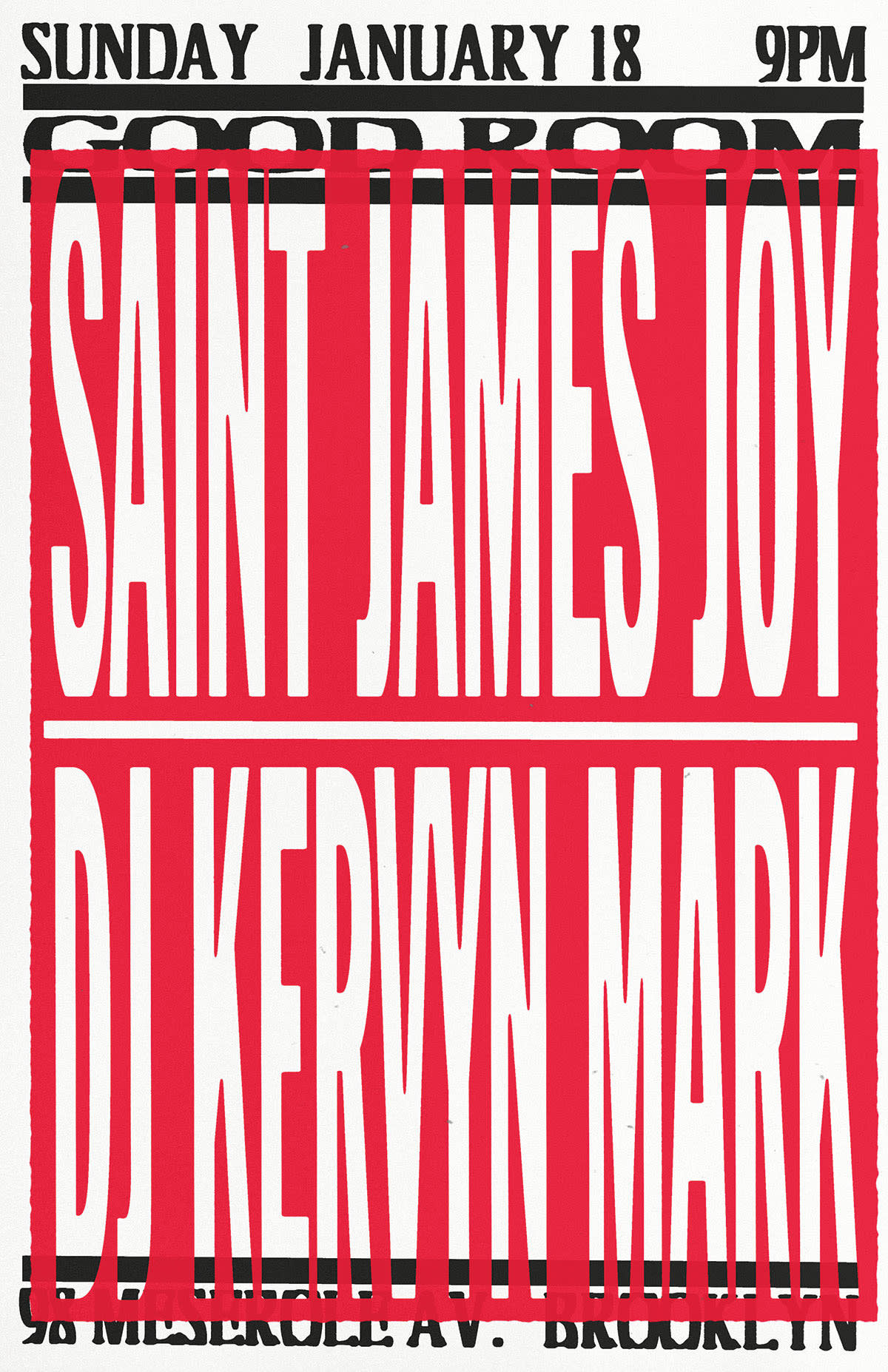 Saint James Joy, Dj Kervyn Mark Cover