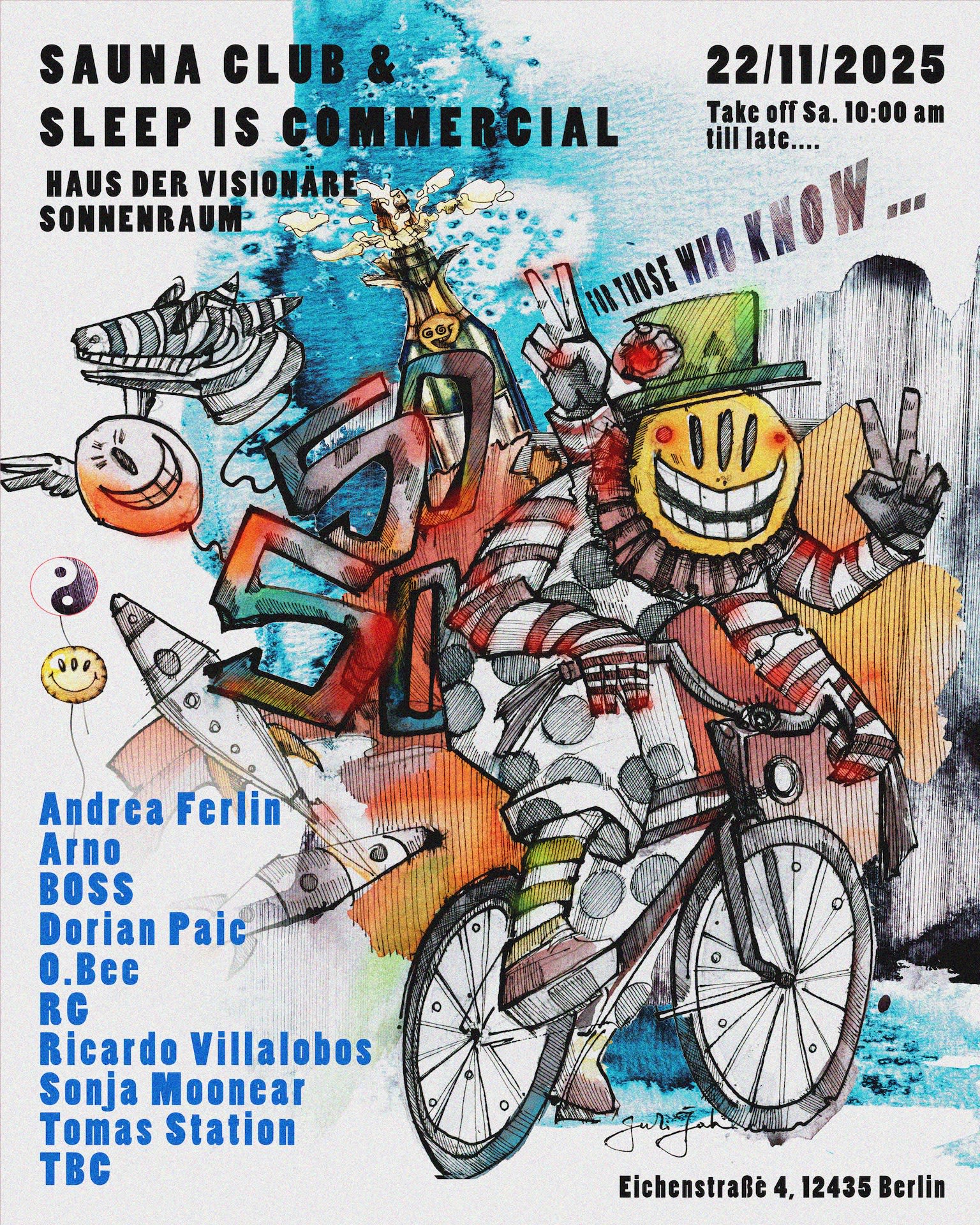 Sauna Club & Sleep Is Commercial Cover