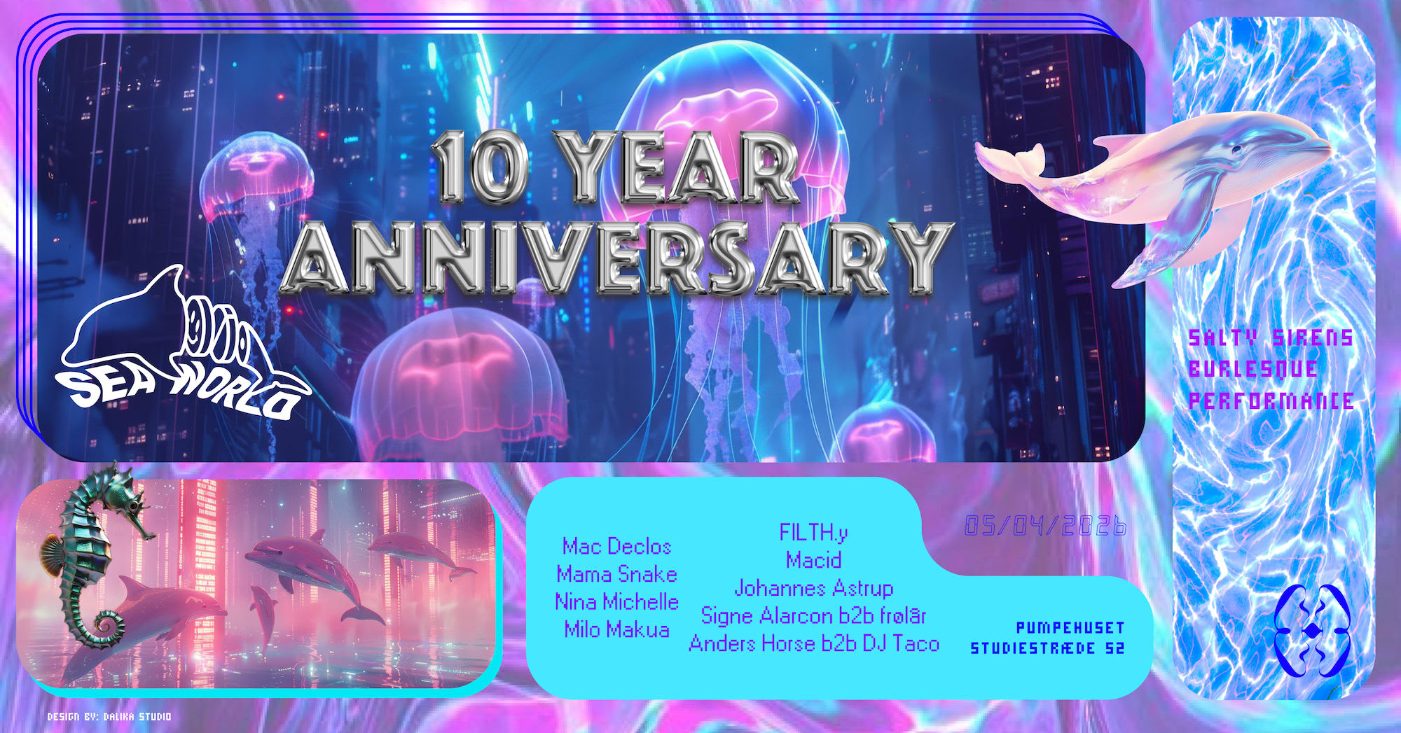 Seaworld 10 Year Anniversary: 14 Hour Daytime Party Cover