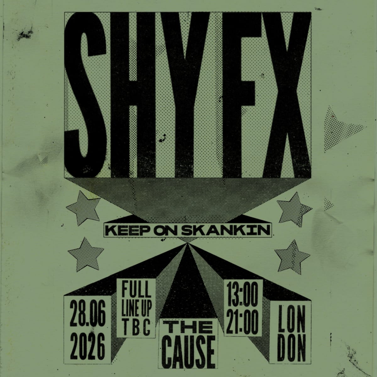 Shy Fx 'keep On Skankin' Open Air Day Party Cover