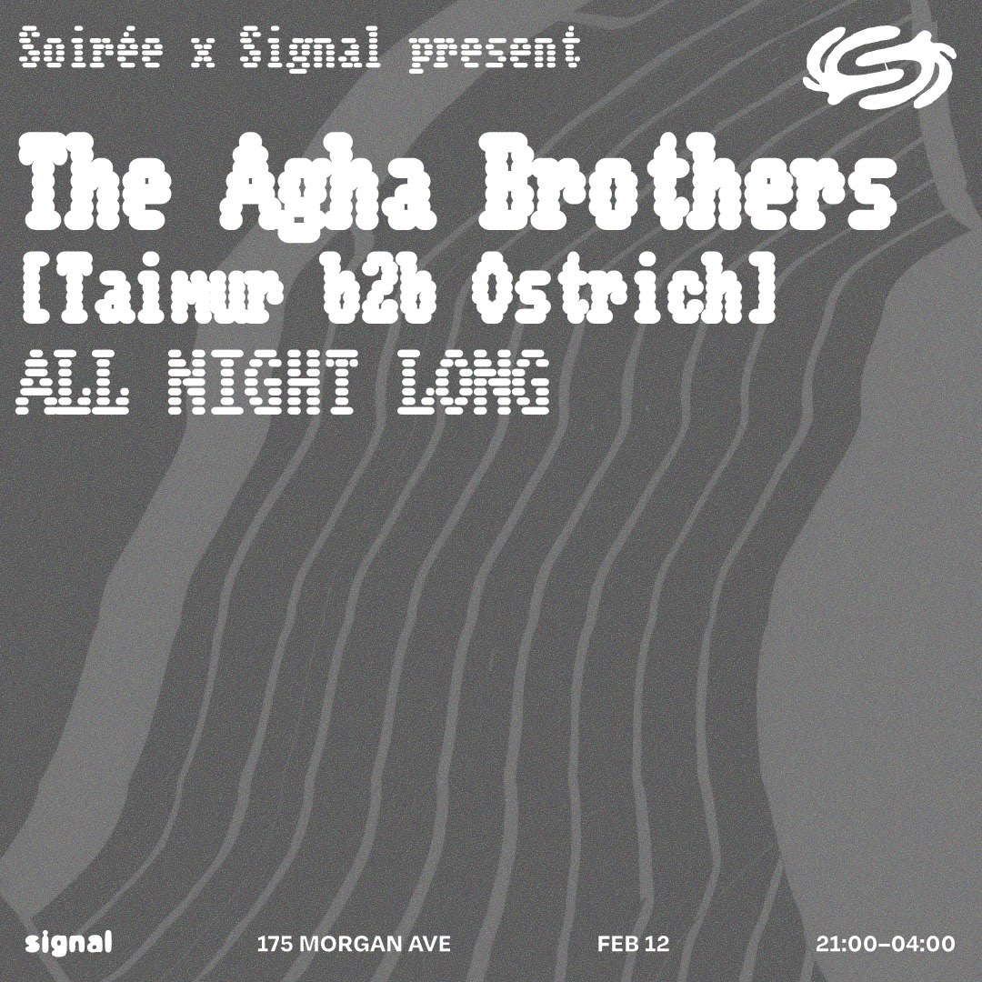 Soiree X Signal Present: Taimur B2b Ostrich Cover