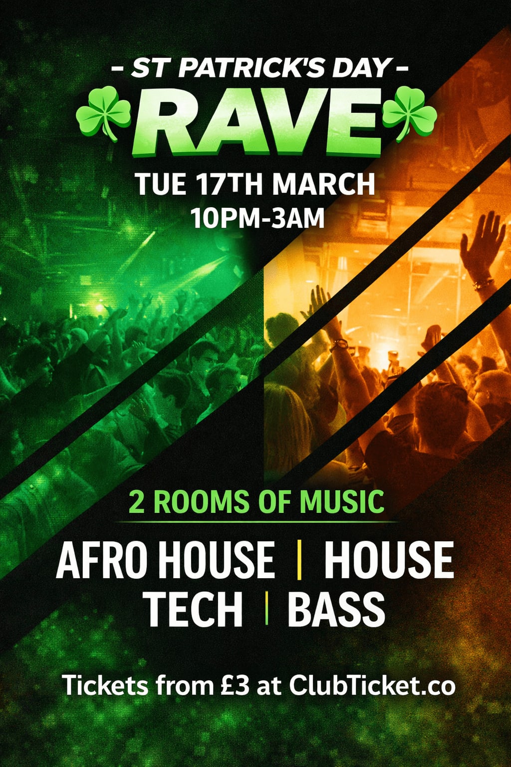 St Patrick's Day Rave Cover