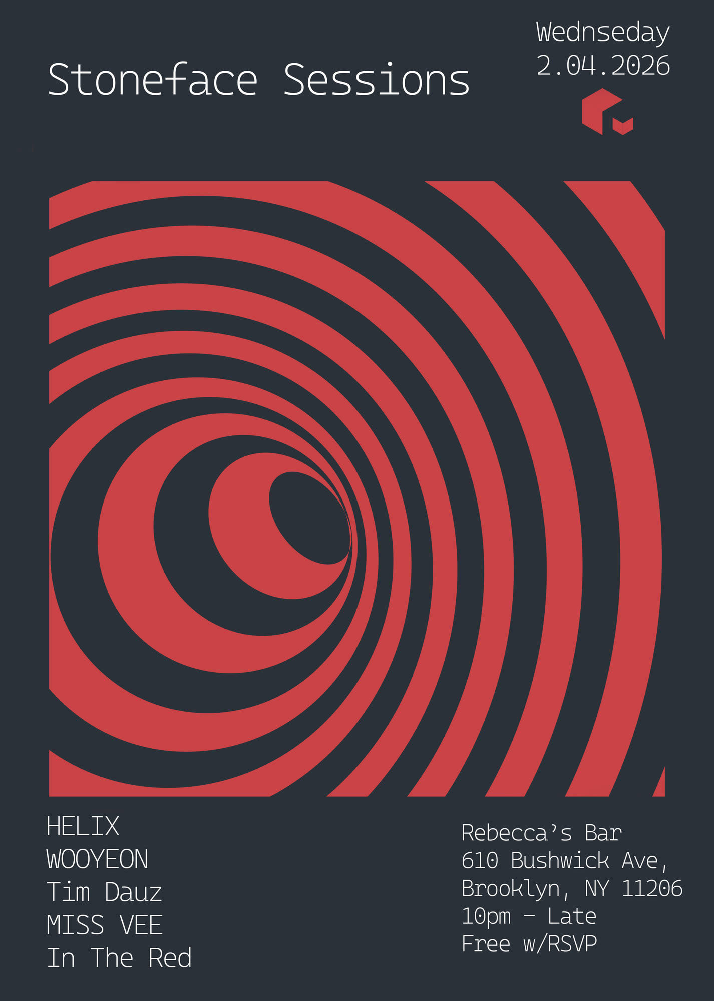 Stoneface Sessions 1: Rebecca's Cover