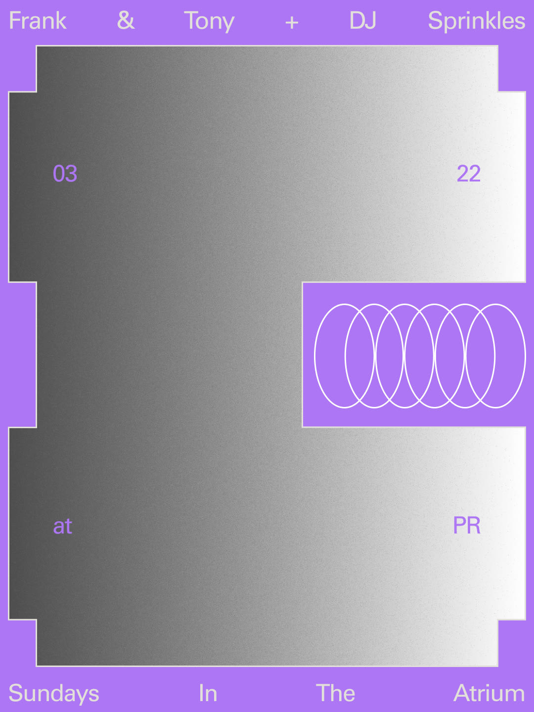Sundays In The Atrium: Frank & Tony + Dj Sprinkles Cover