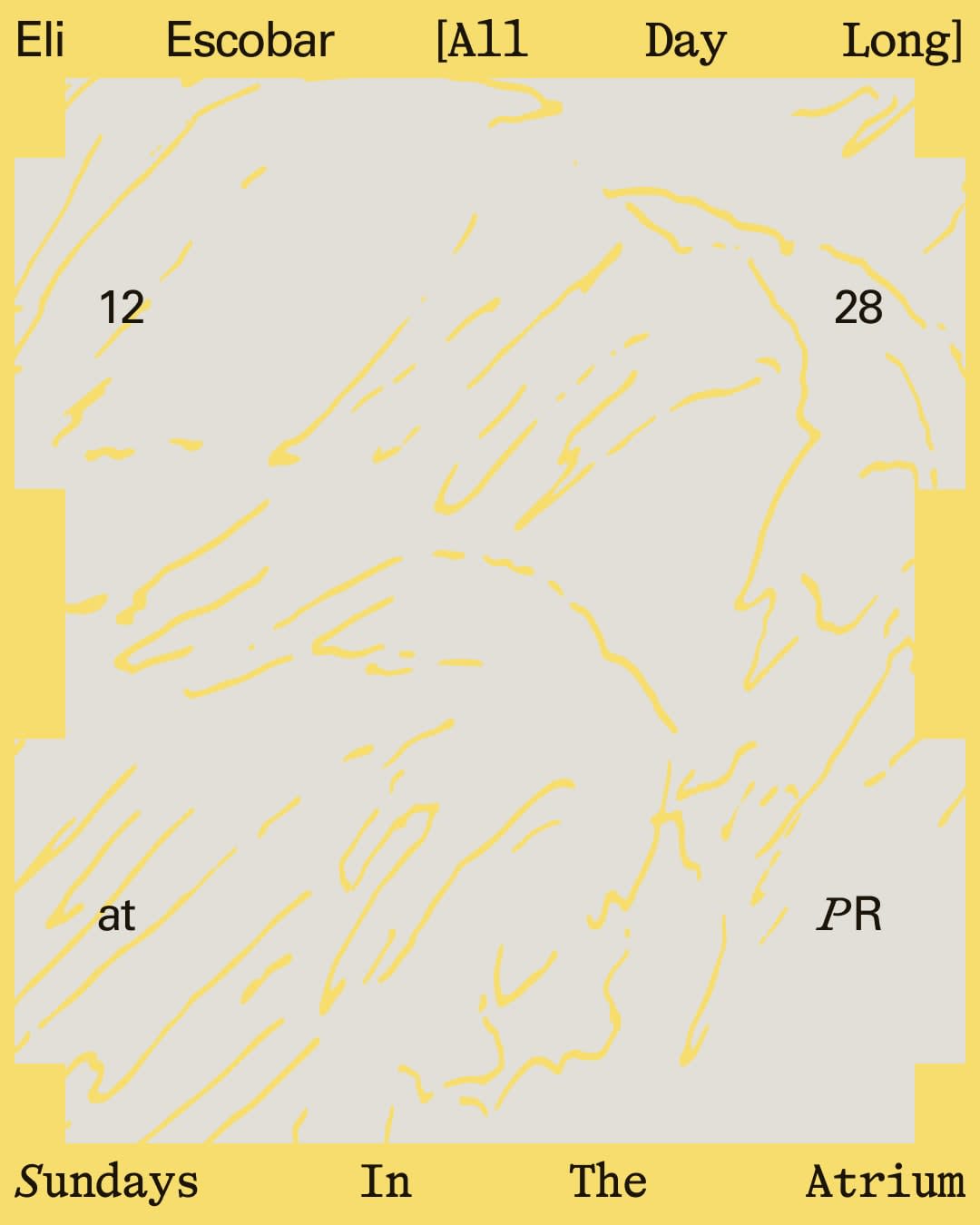 Sundays In The Atrium: Eli Escobar All Day Long Cover