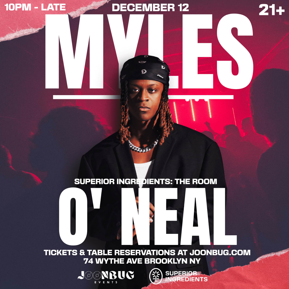 Superior Ingredients Room Myles O' Neal 12/12 Cover