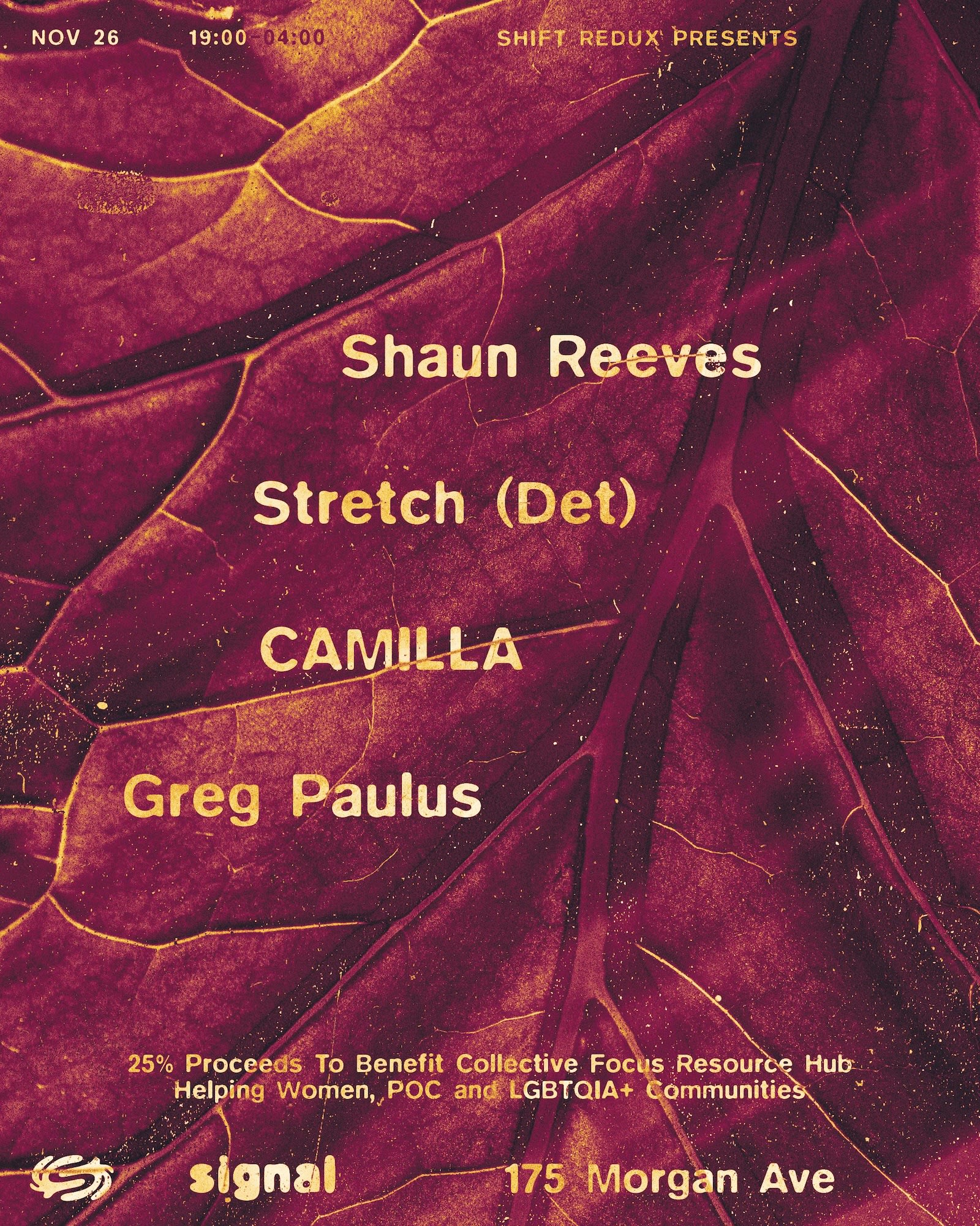 Thanksgiving Eve: Shaun Reeves, Stretch (Det), Greg Paulus, Camilla [Free With Rsvp] Cover