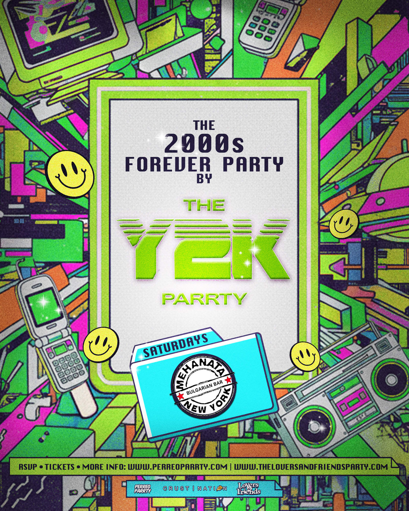 The 2000s Forever Parrty By The Y2k Parrty - Saturdays At Mehanata Nyc Cover