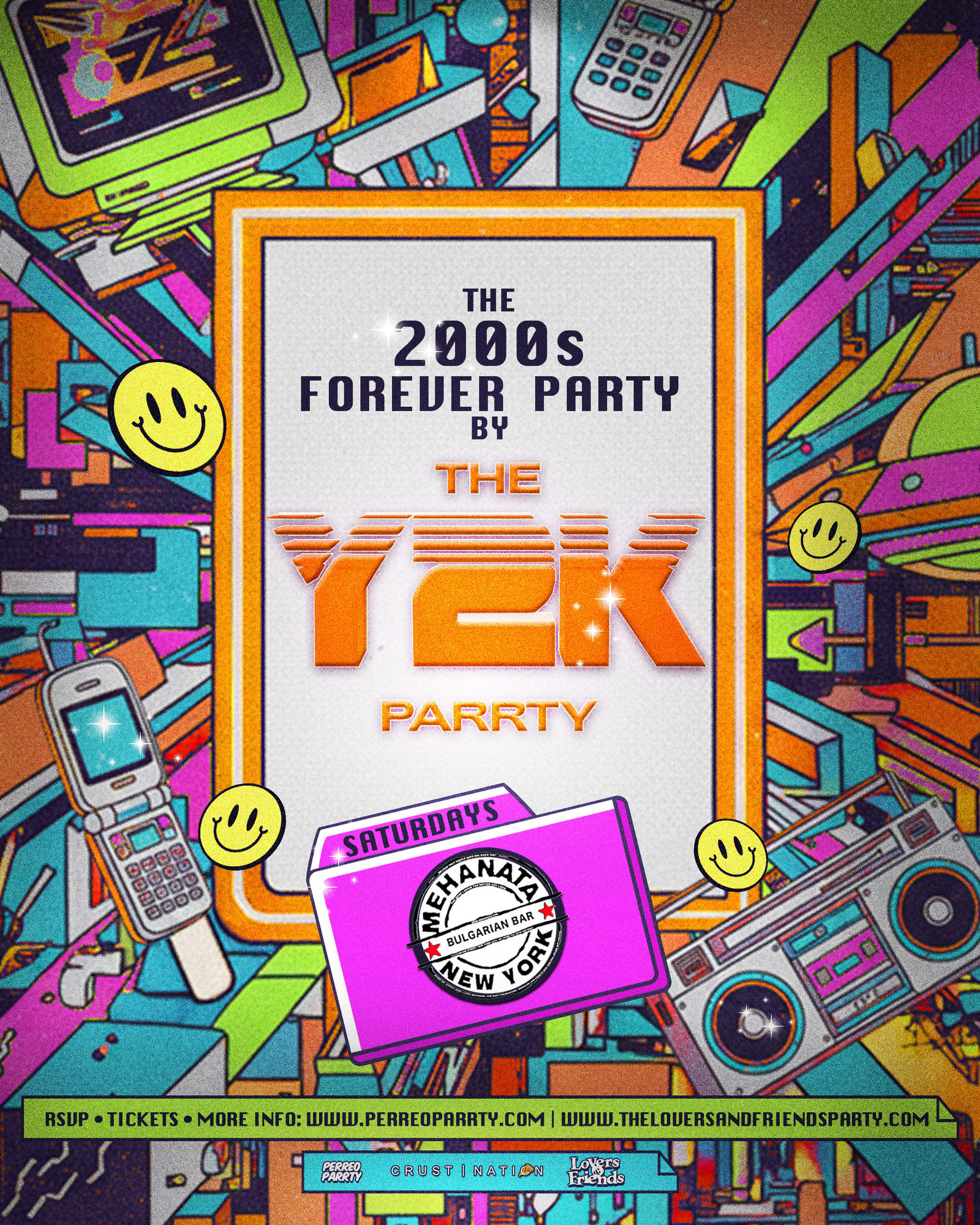 The 2000s Forever Parrty By The Y2k Parrty - Saturdays At Mehanata Nyc Cover