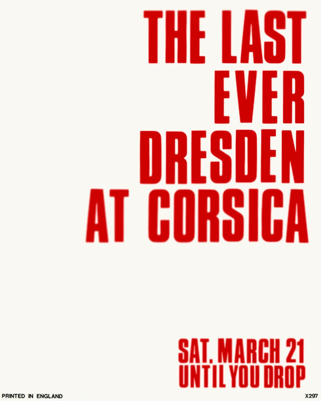 The Last Dresden At Corsica Cover