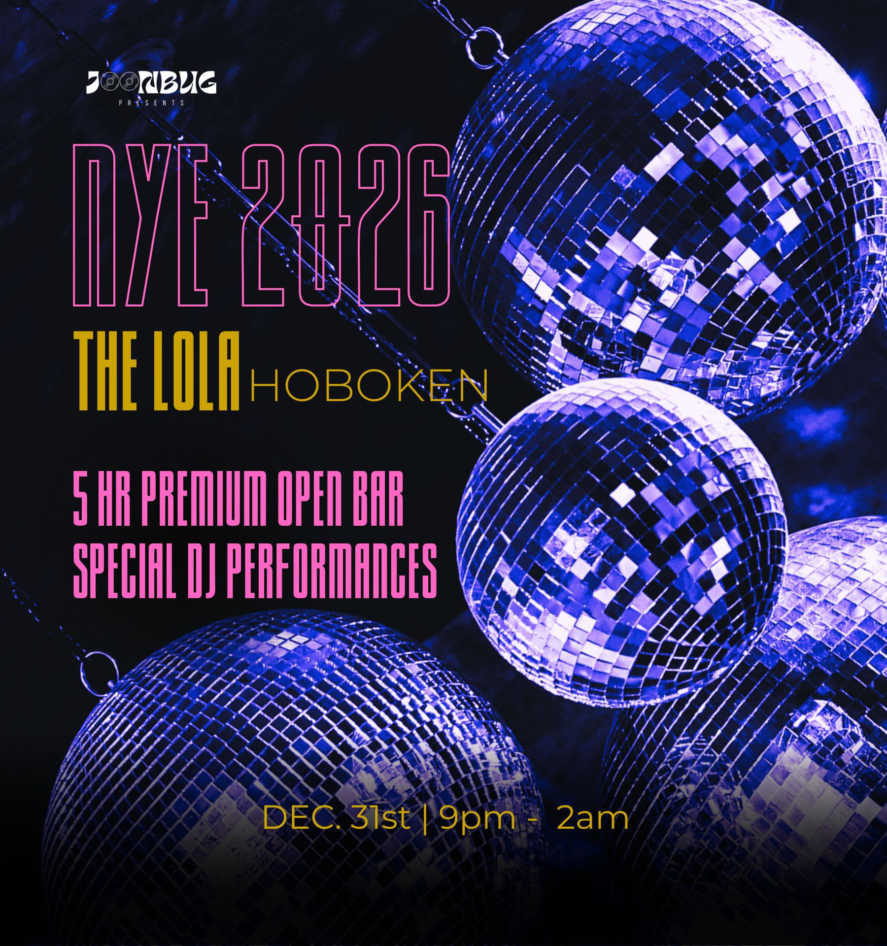 The Lola Hoboken Nye26 Party Cover