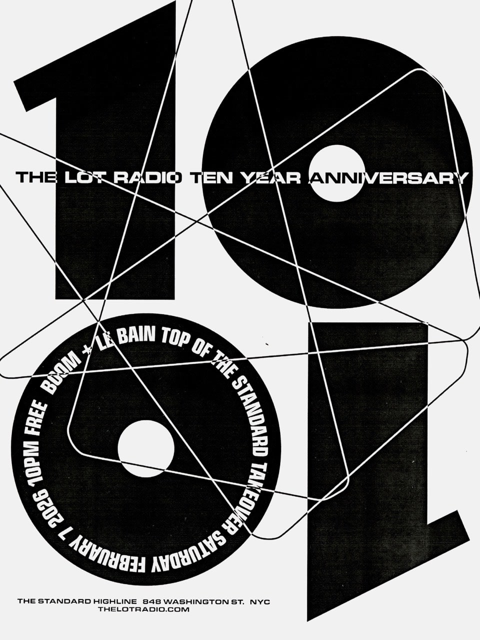 The Lot Radio 10 Year Anniversary Cover